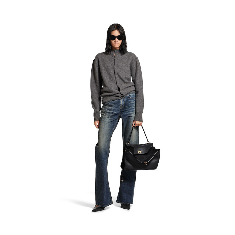BALENCIAGA Women's Bootcut Pants in Blue outlook