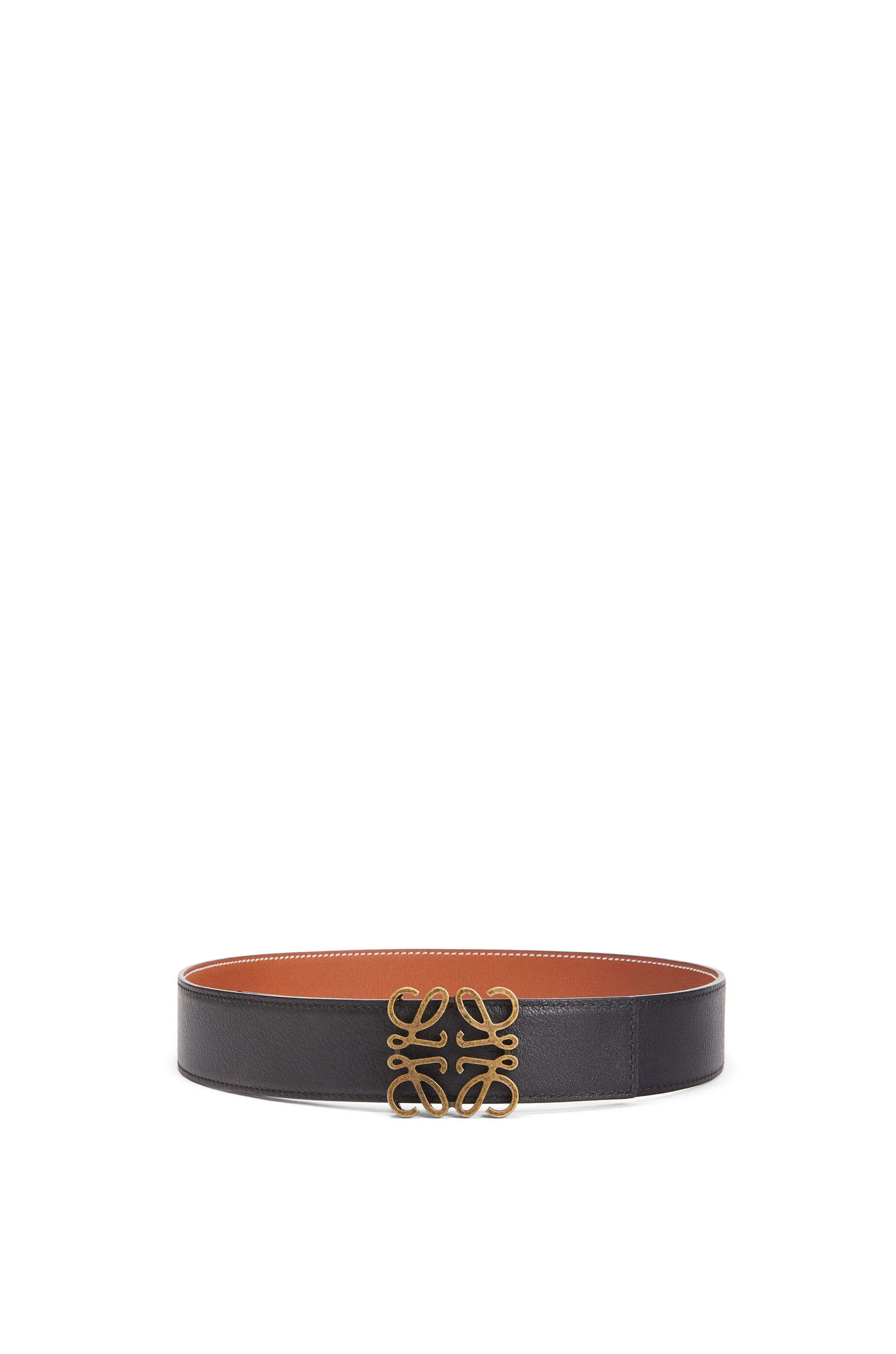 Anagram belt in soft grained calfskin - 2