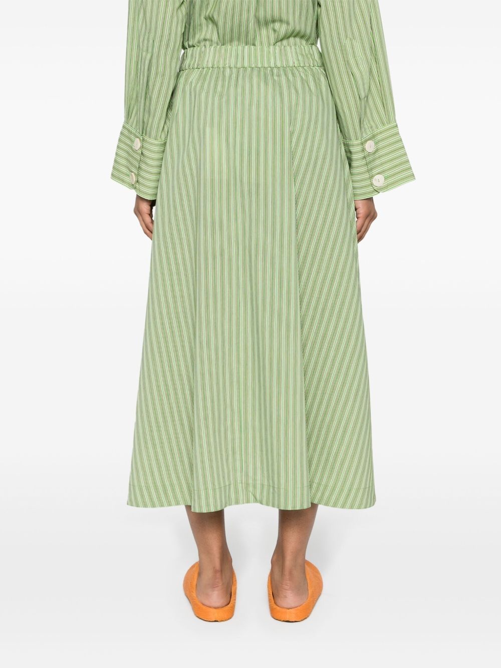 Marla striped midi skirt - 4