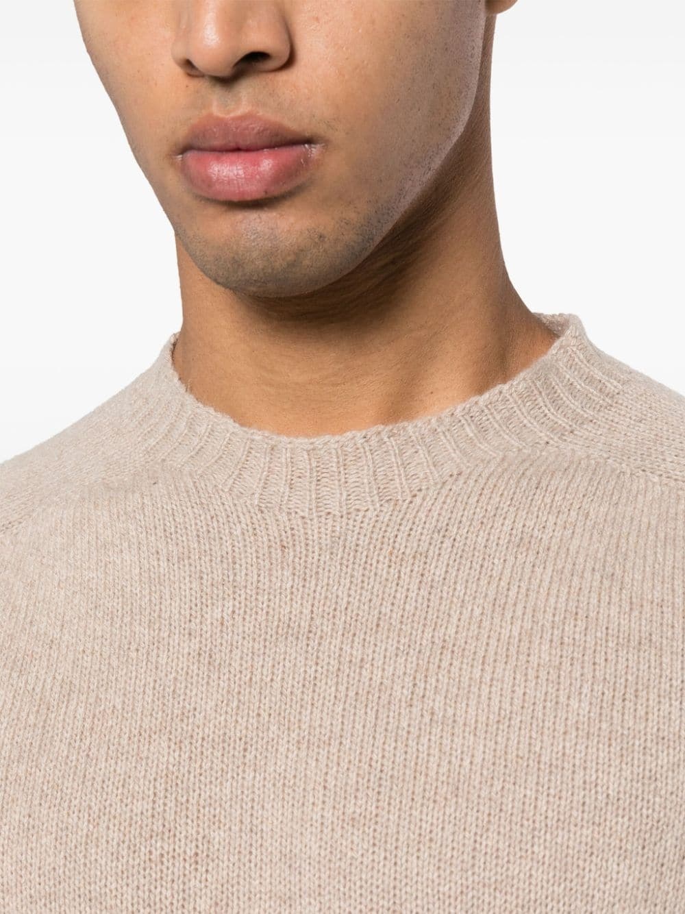 crew-neck cashmere jumper - 5