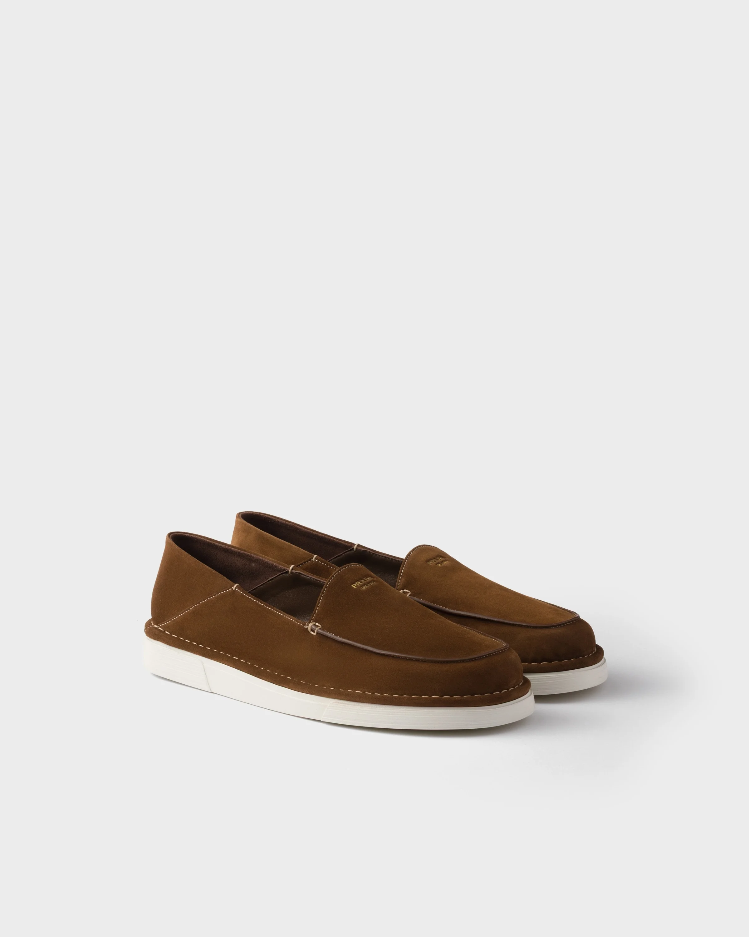 Suede slip-ons - 1