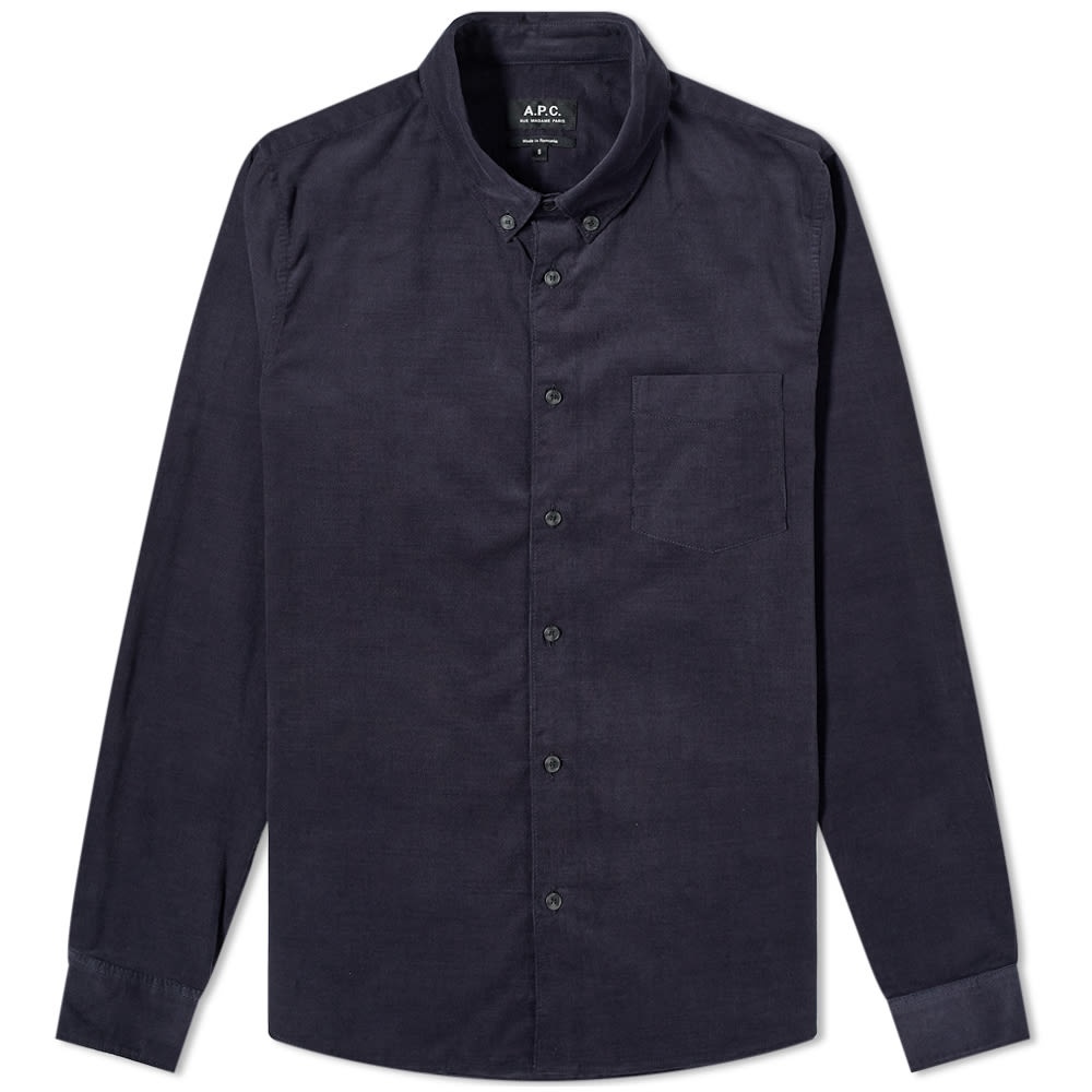 A.P.C. Serges Baby Cord Shirt - 1