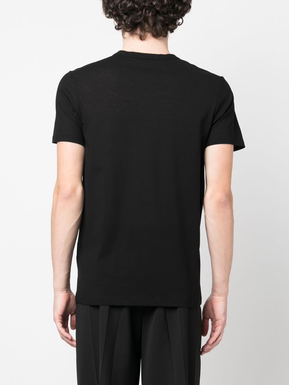 plain cotton T-shirt - 5
