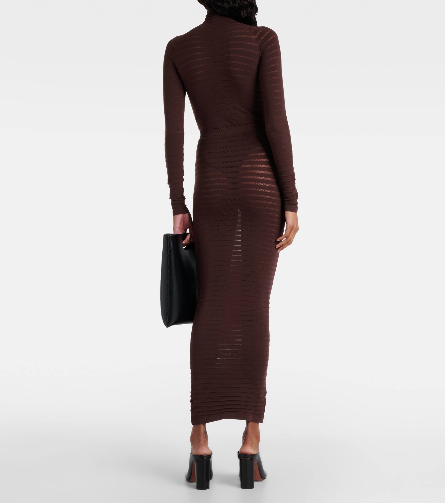 Striped maxi skirt - 3