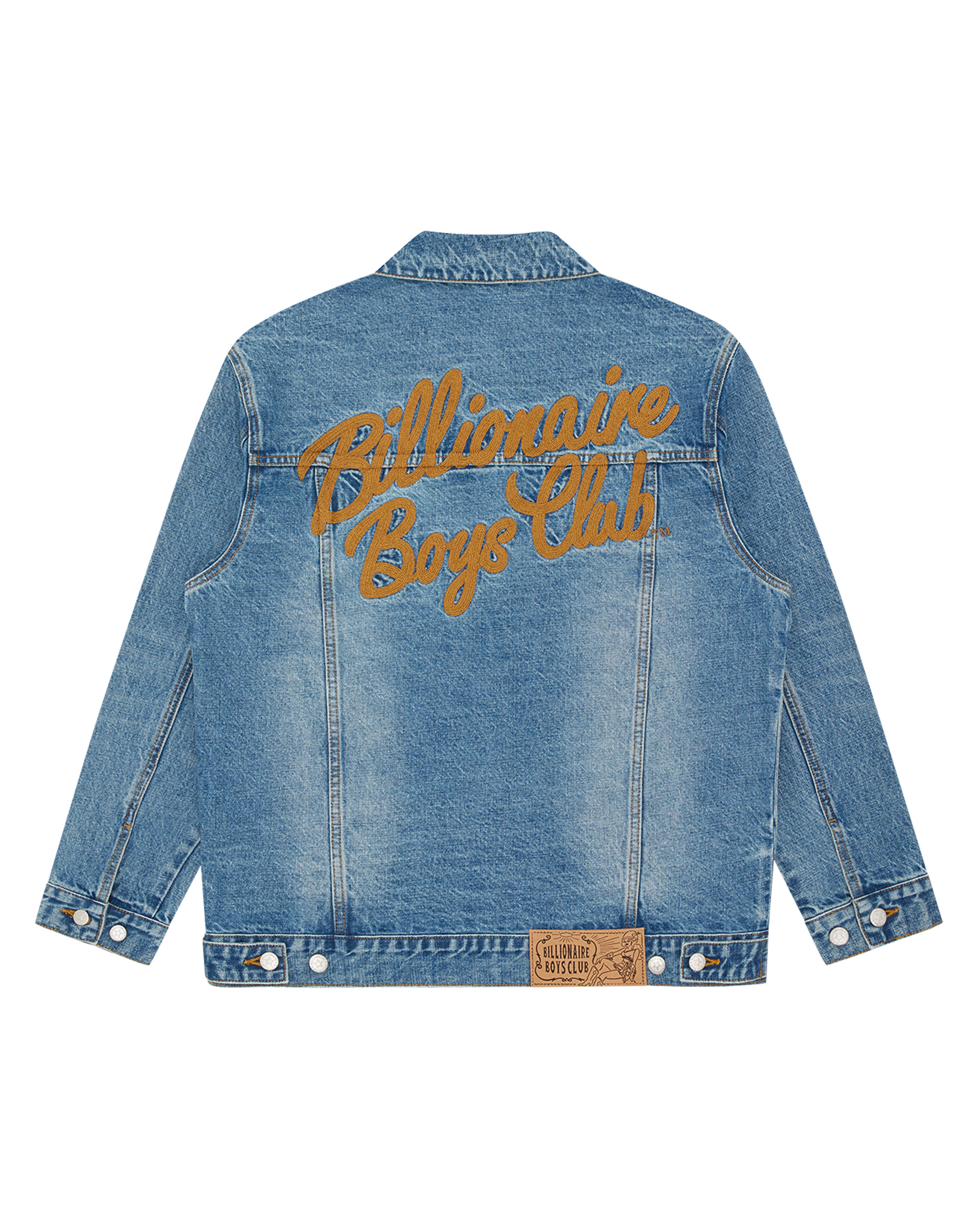 SCRIPT LOGO DENIM JACKET - 4