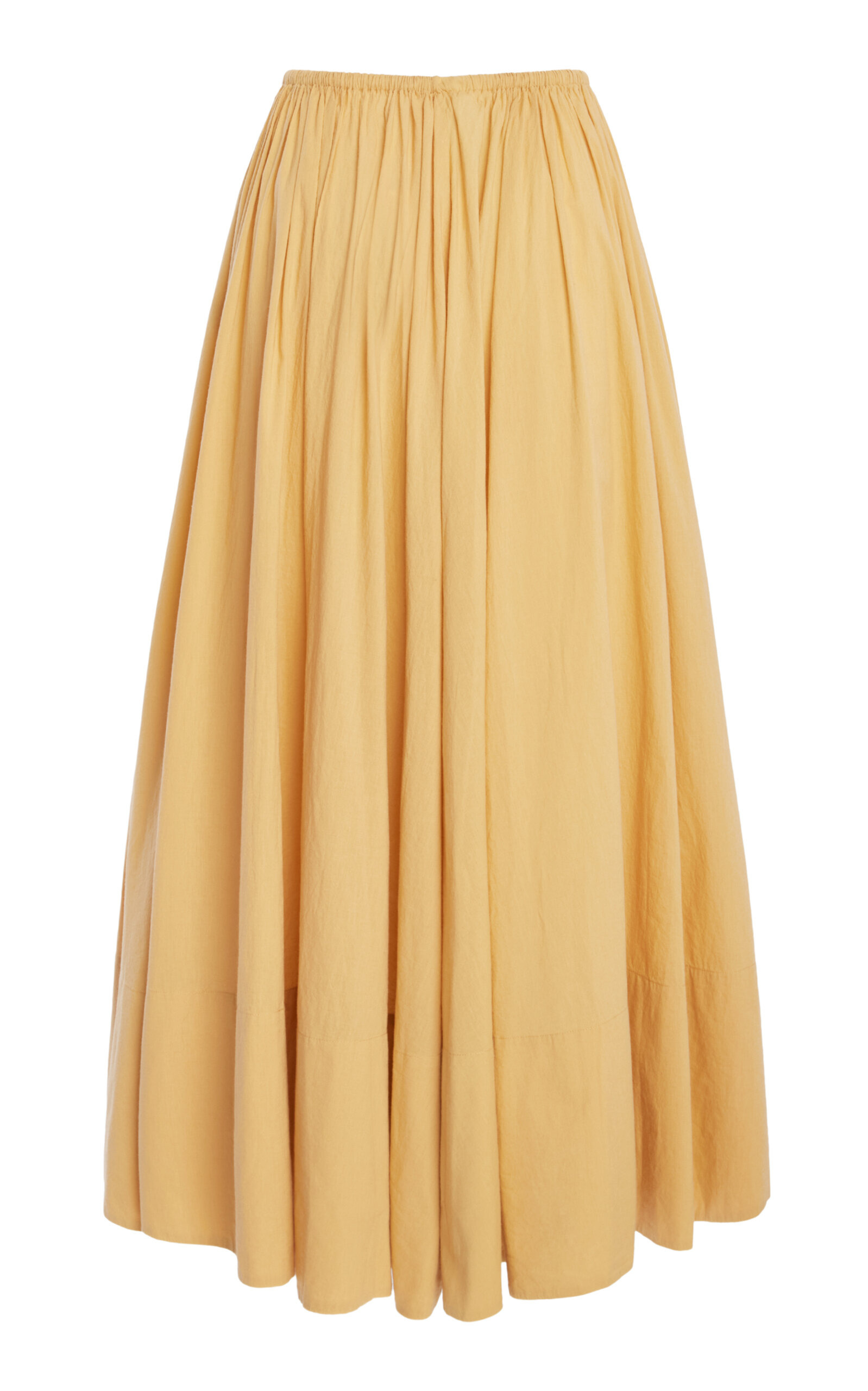 Pheo Organic Cotton Maxi Skirt bronze - 5