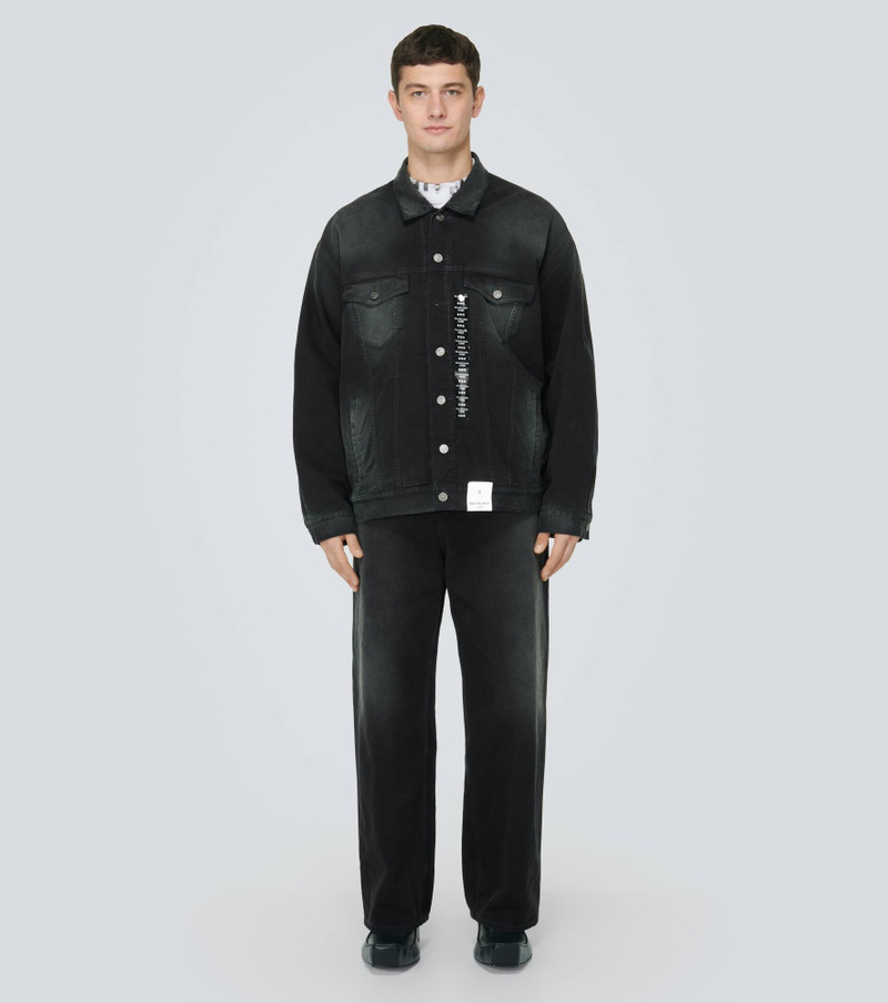 BALENCIAGA Size Sticker wide-leg jeans outlook