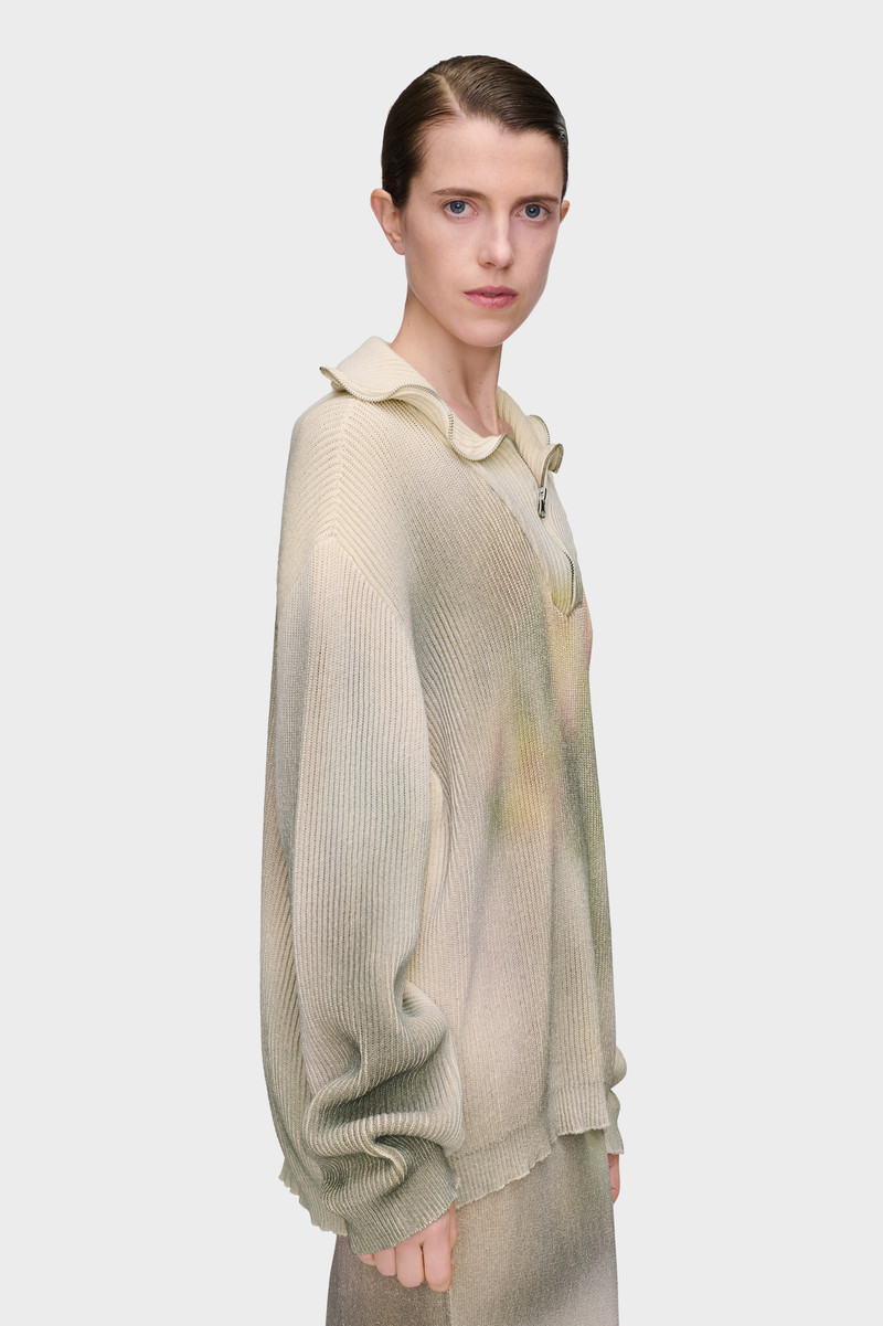 Zip Knit Pullover 3