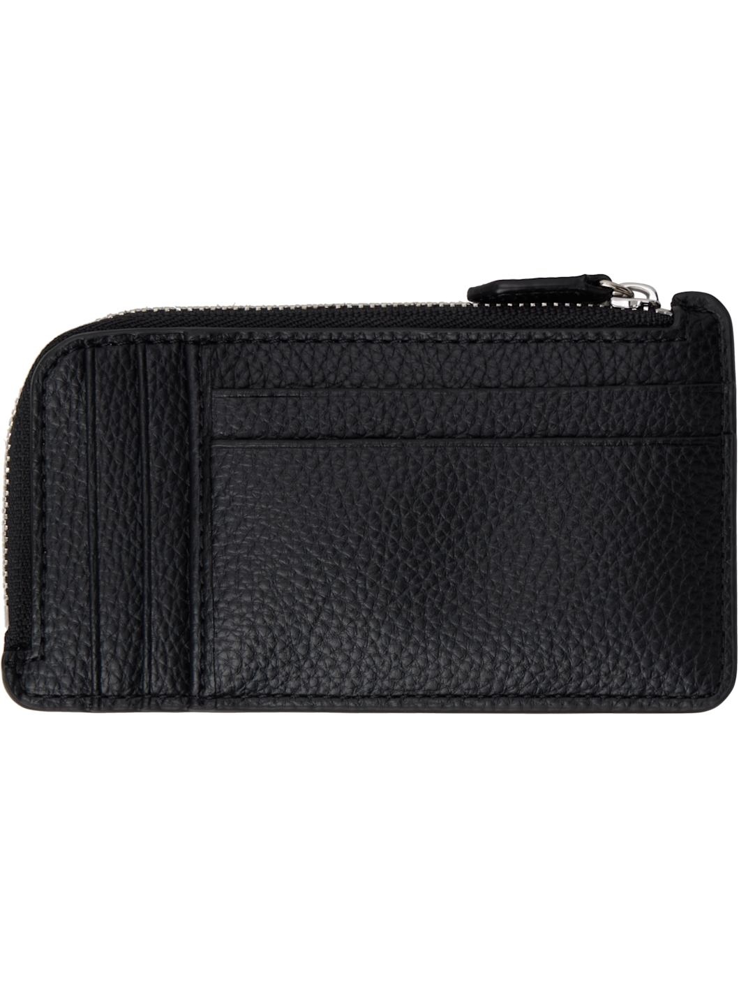 Vivienne Westwood Black Zip Card Holder | REVERSIBLE