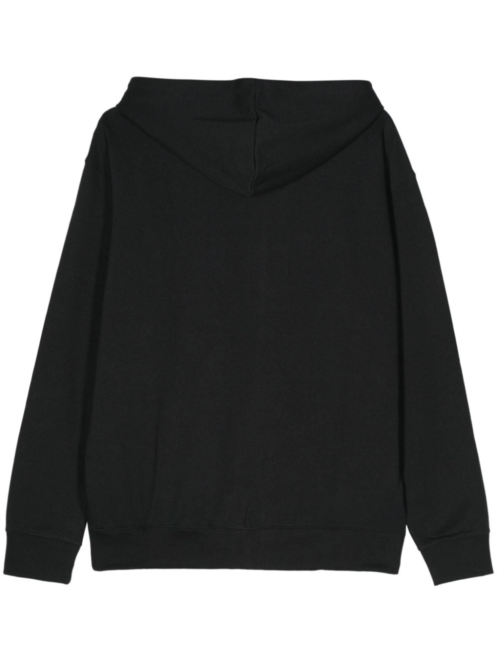 embroidered-logo zipped hoodie - 2