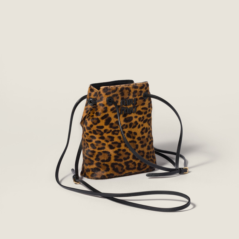 Miu Miu Calf hair pouch outlook