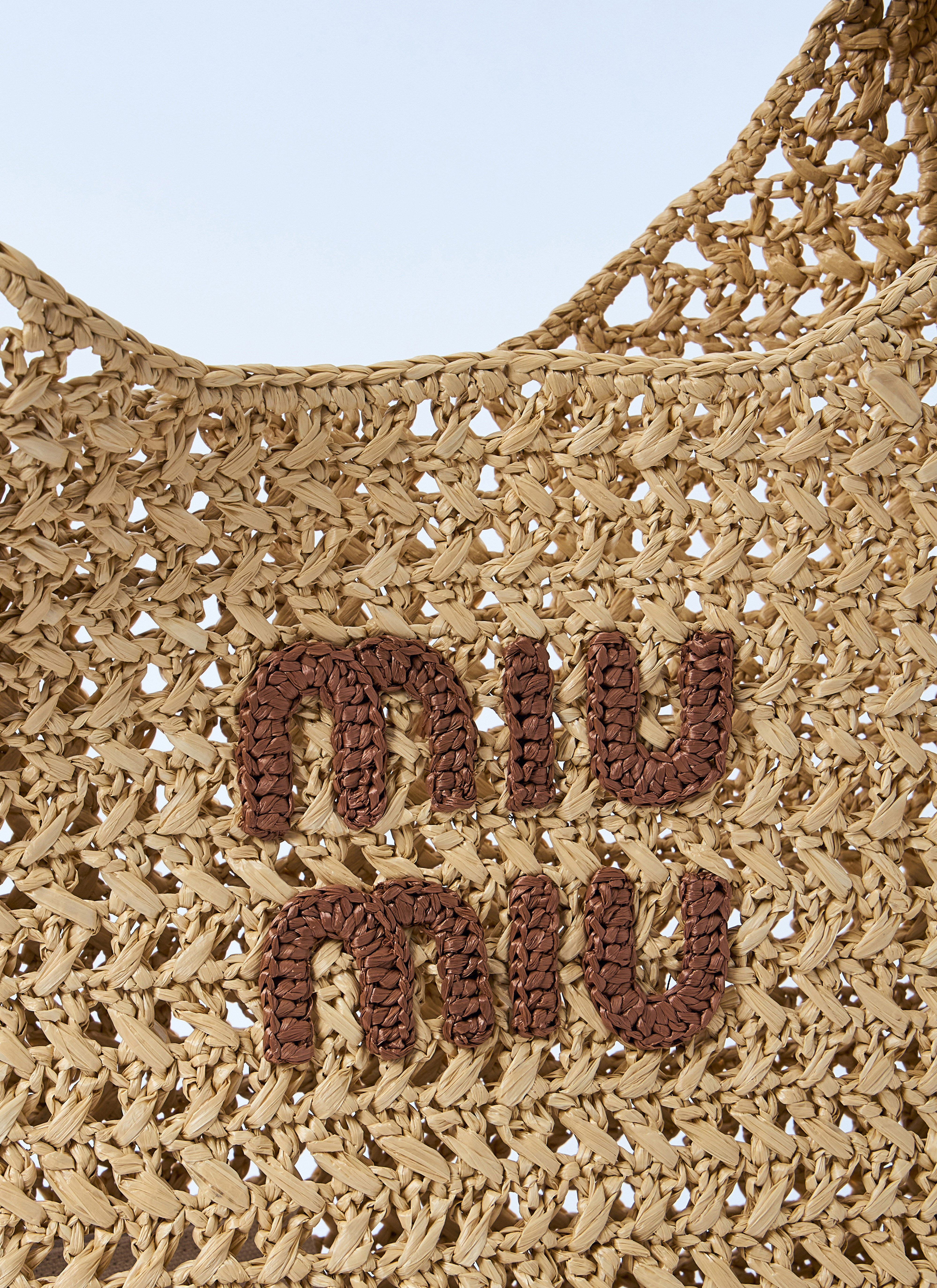 Logo Motif Crochet Shoulder Bag - 4