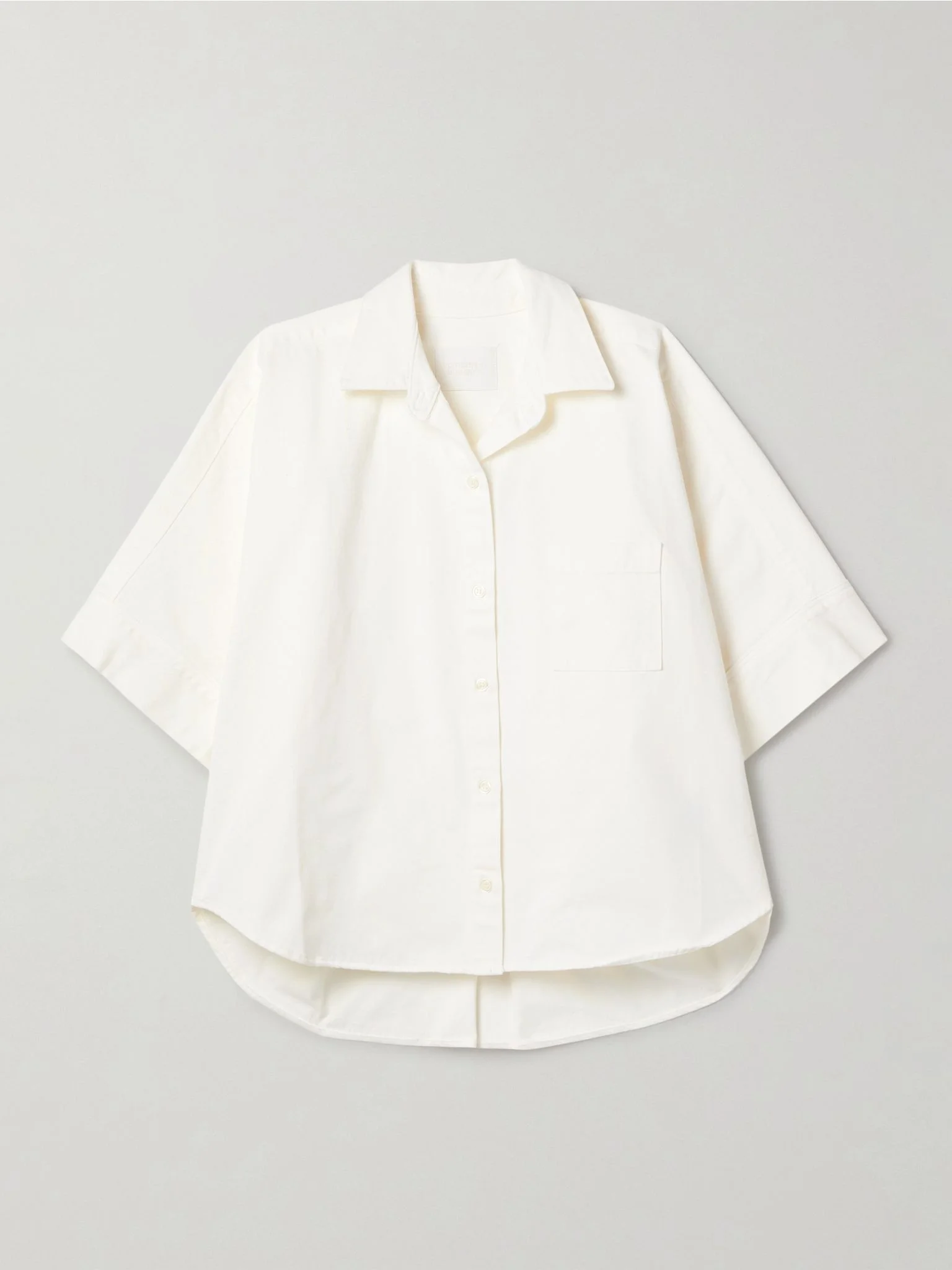 Claire Origami cotton shirt Ivory - 1