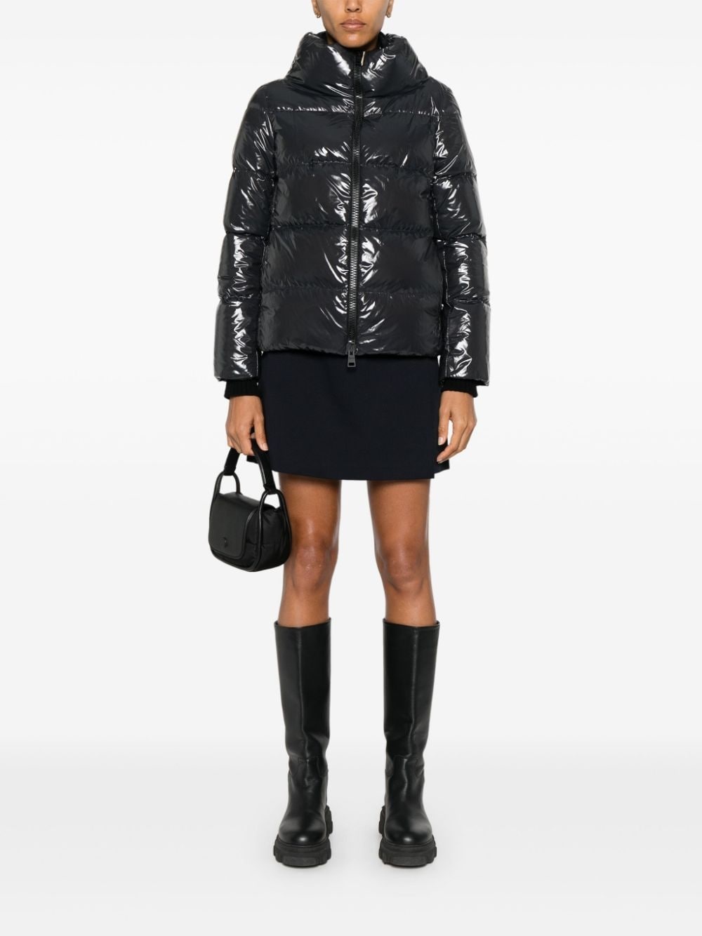 gloss puffer jacket - 2