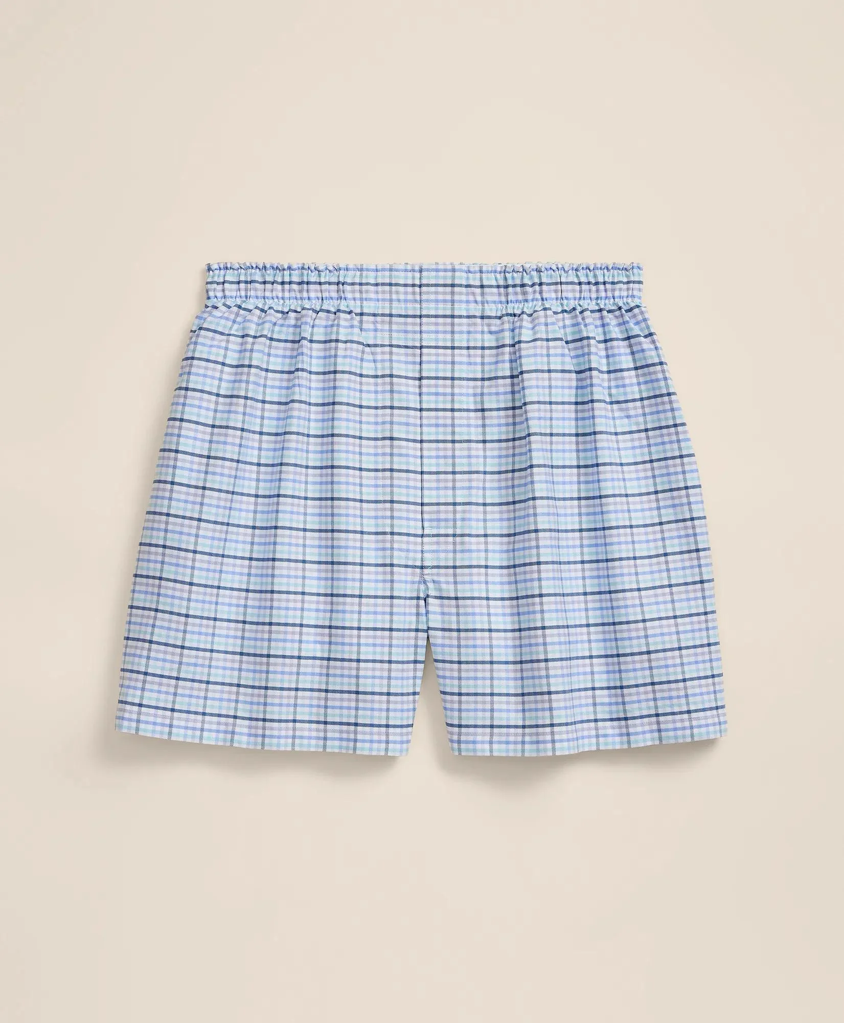Cotton Oxford Check Boxers - 1