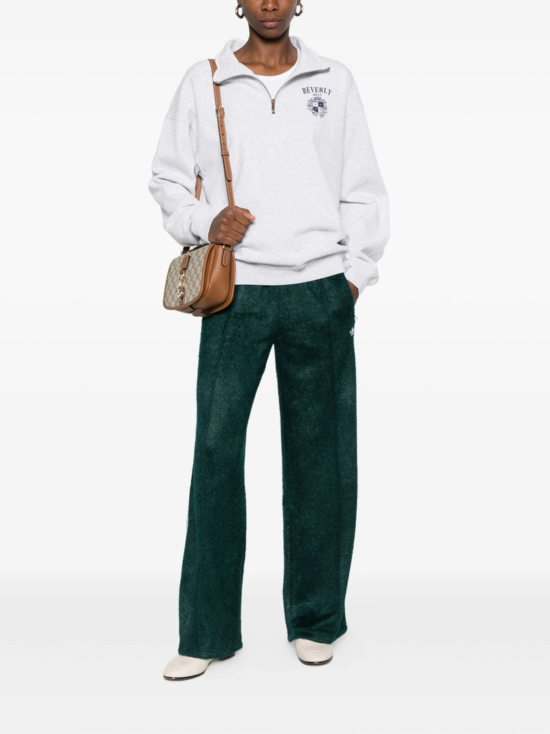Sporty & Rich Quarter-zip Pinted Sweatshirt 4