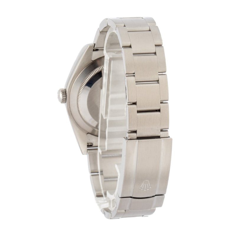 Rolex Oyster Perpetual 39MM Ref 114300 Red Grape Dial - 3