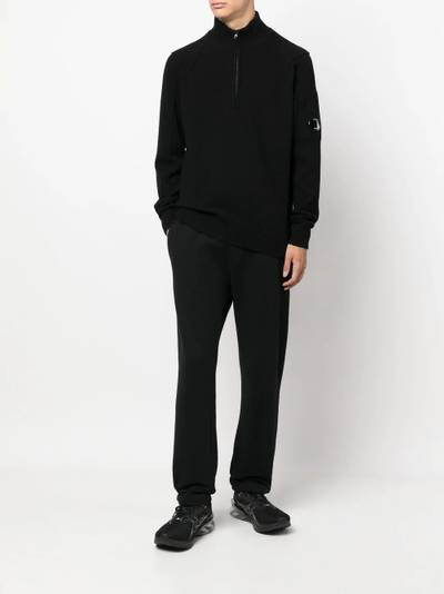 C.P. Company wool-blend half-zip sweatshirt outlook