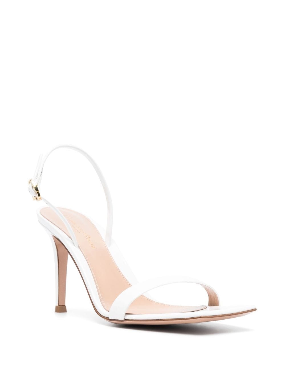 Ribbon Stiletto 85mm leather sandals - 2
