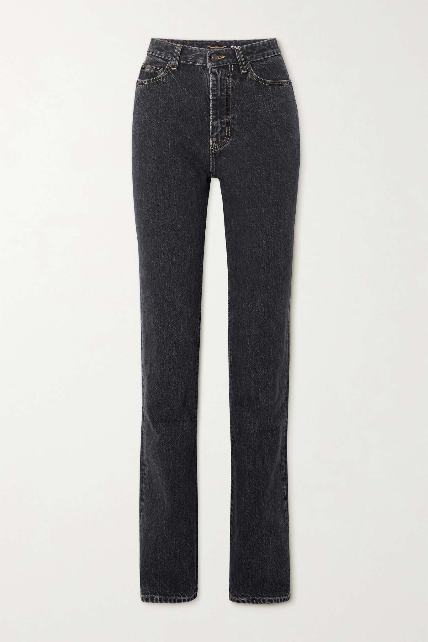 High-rise straight-leg jeans - 1