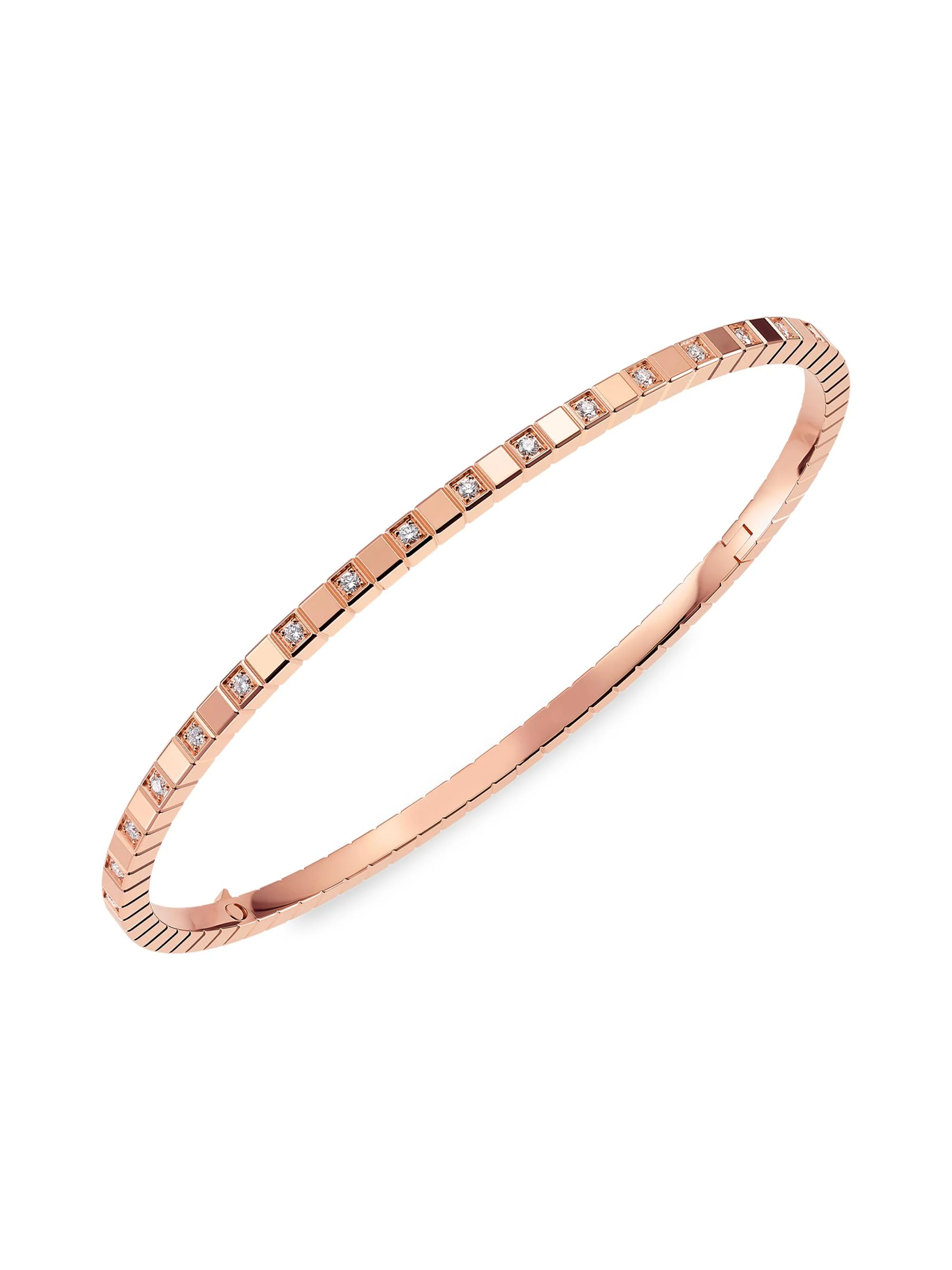 Women's Ice Cube 18K Rose Gold & 0.33 TCW Diamond Bracelet - Rose Gold - 1