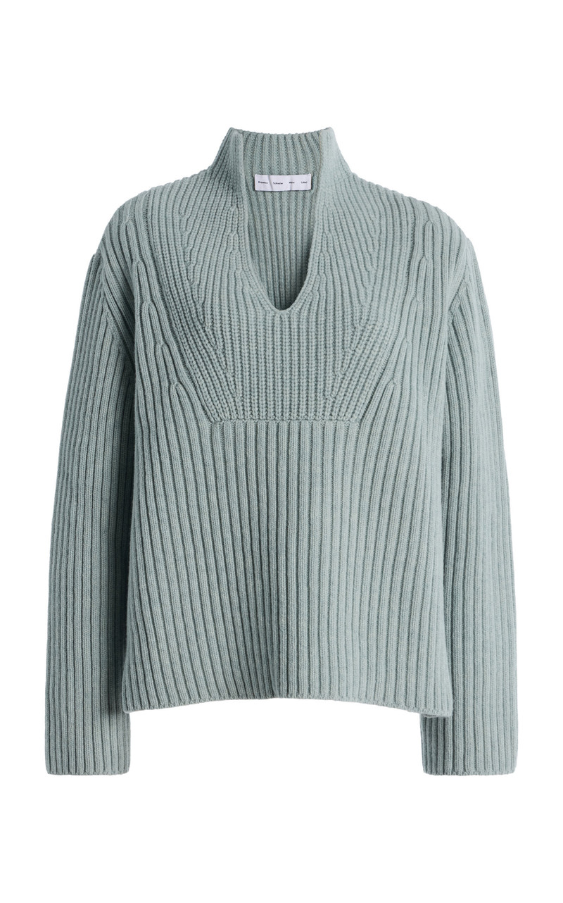 Meron Knit Wool-Blend Sweater blue 1