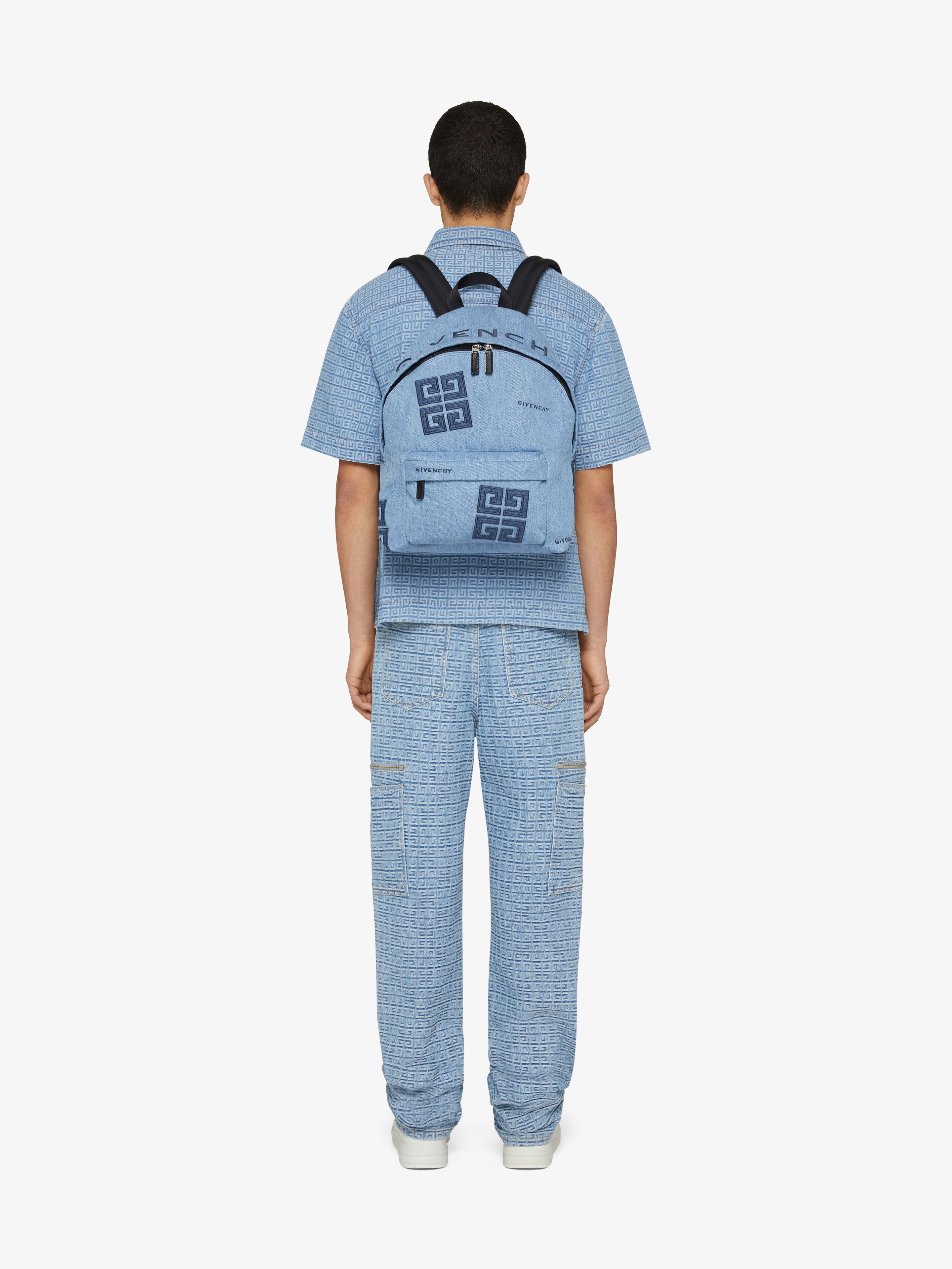 ESSENTIAL U BACKPACK IN 4G EMBROIDERED DENIM - 2