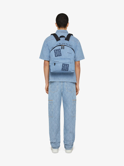 Givenchy ESSENTIAL U BACKPACK IN 4G EMBROIDERED DENIM outlook
