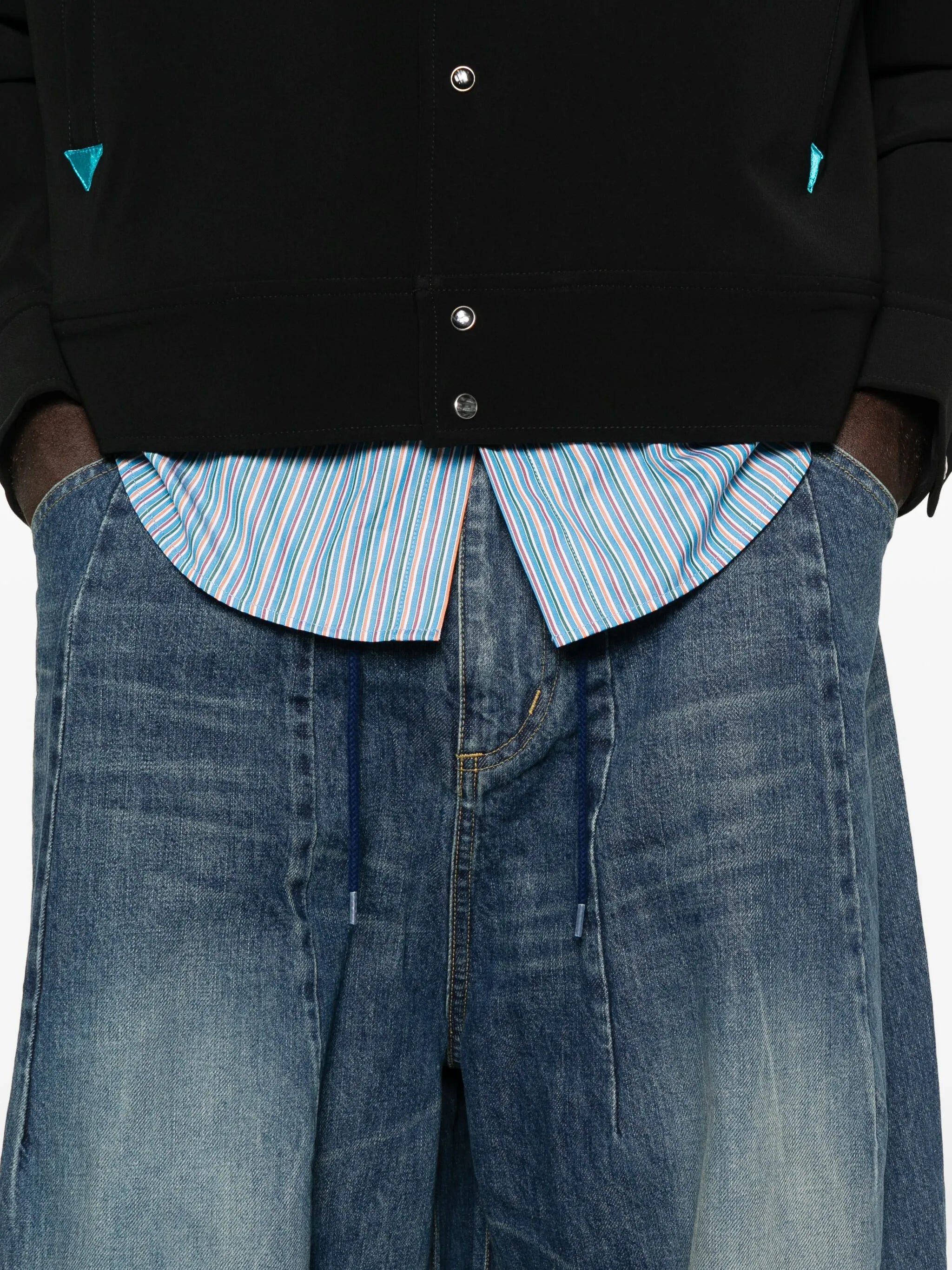Needles Seam-embellished Jeans - 4