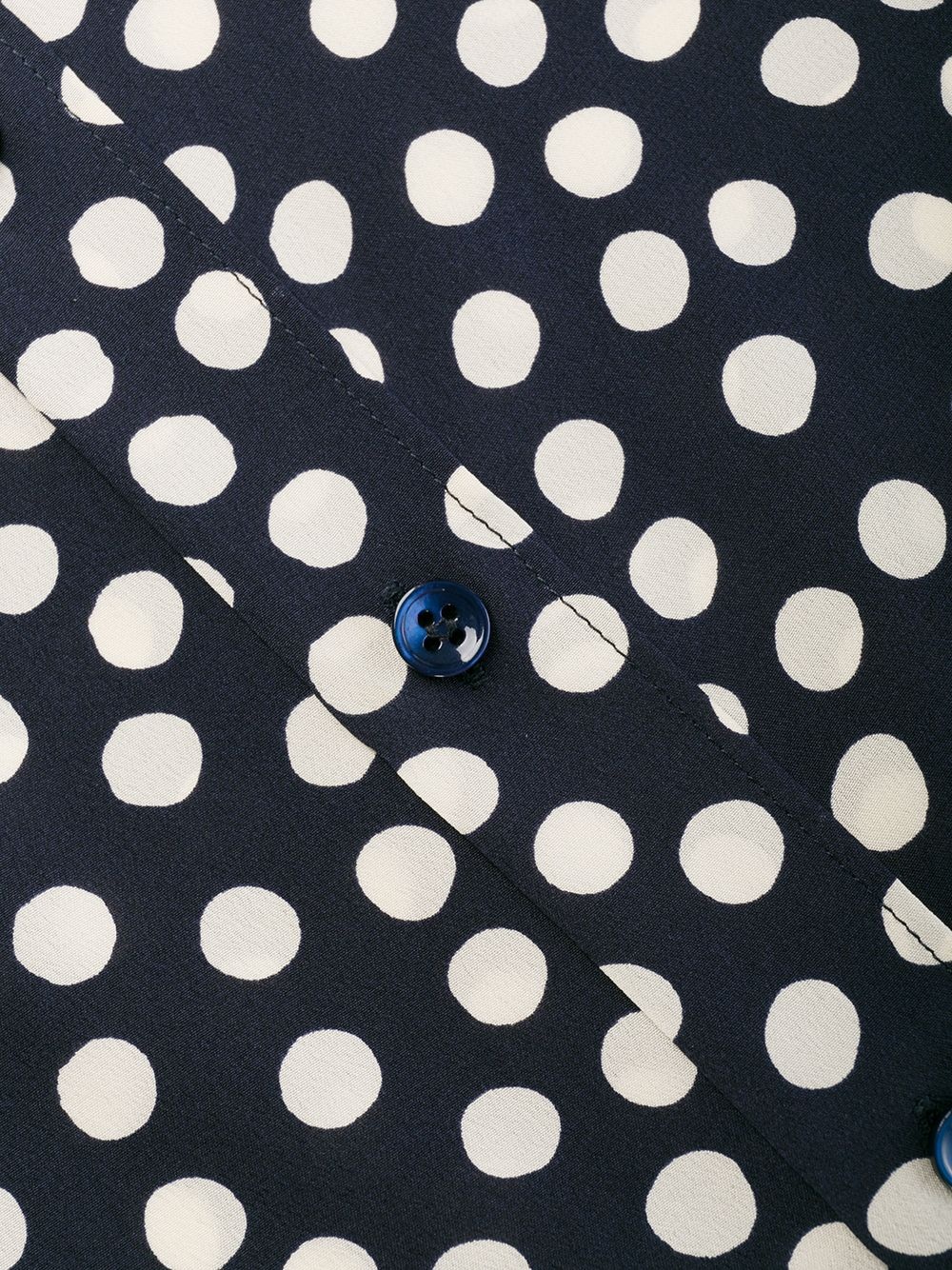 polka dot print shirt - 6