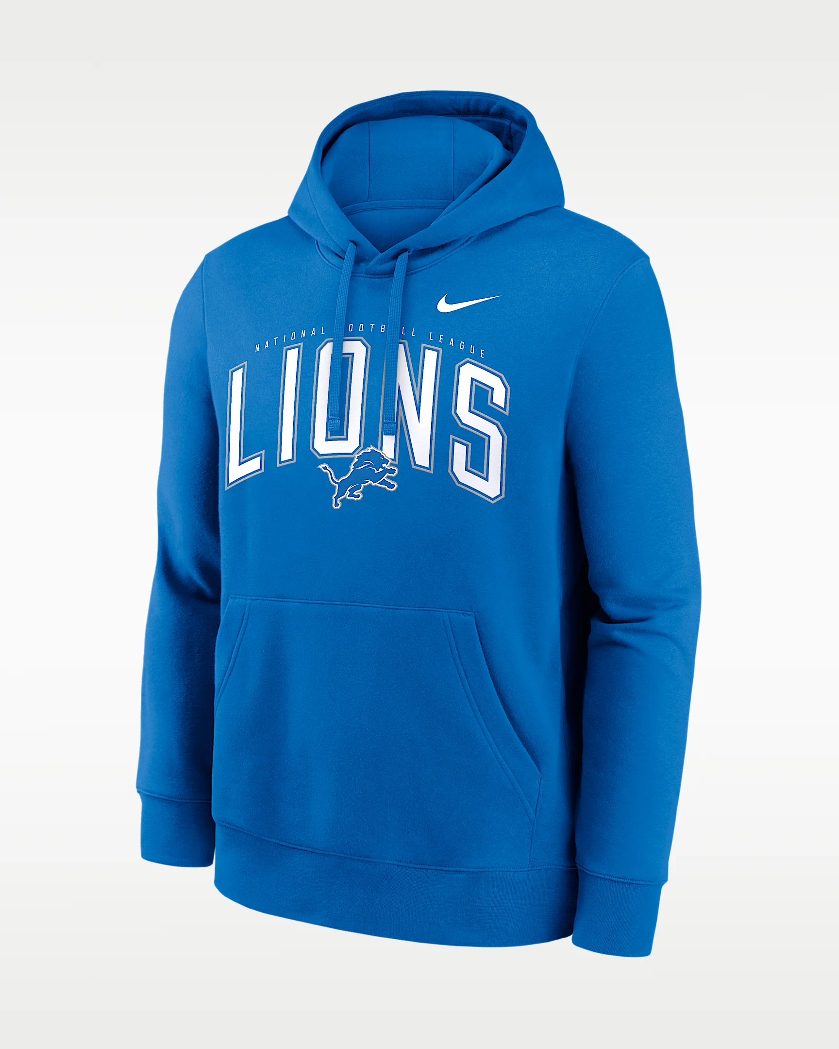 Detroit Lions Club Men's Nike NFL Pullover Hoodie - 1