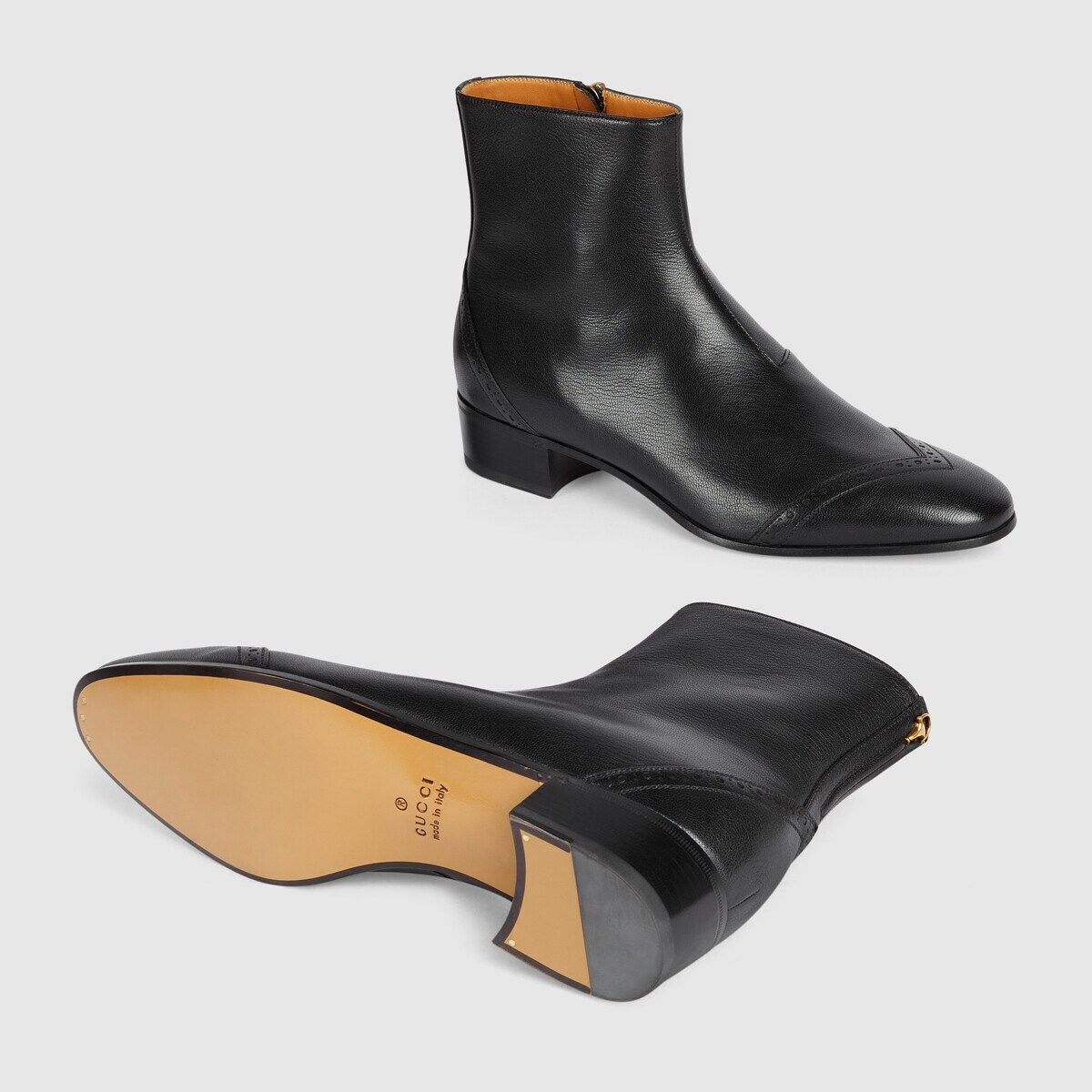 Men's ankle boot with Horsebit