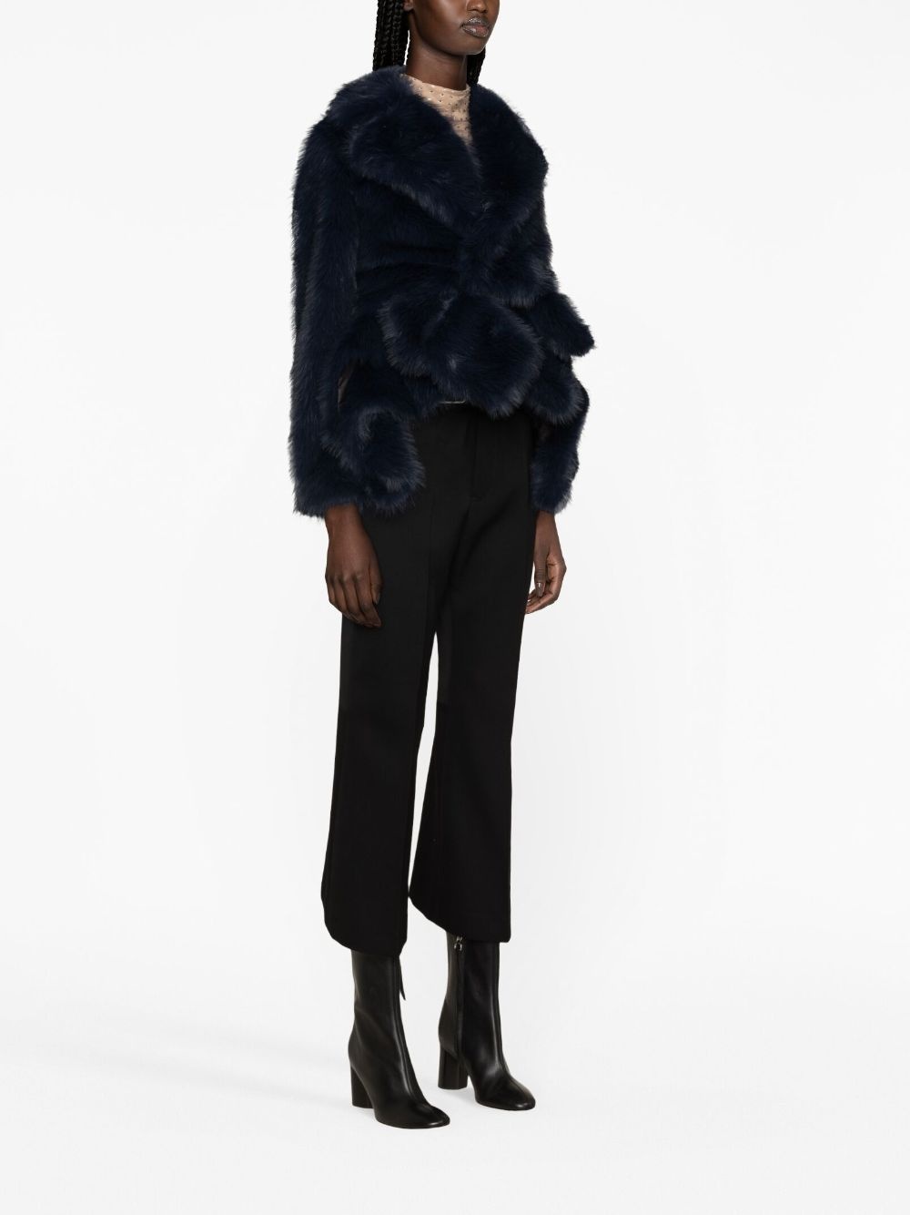 faux-fur jacket - 3