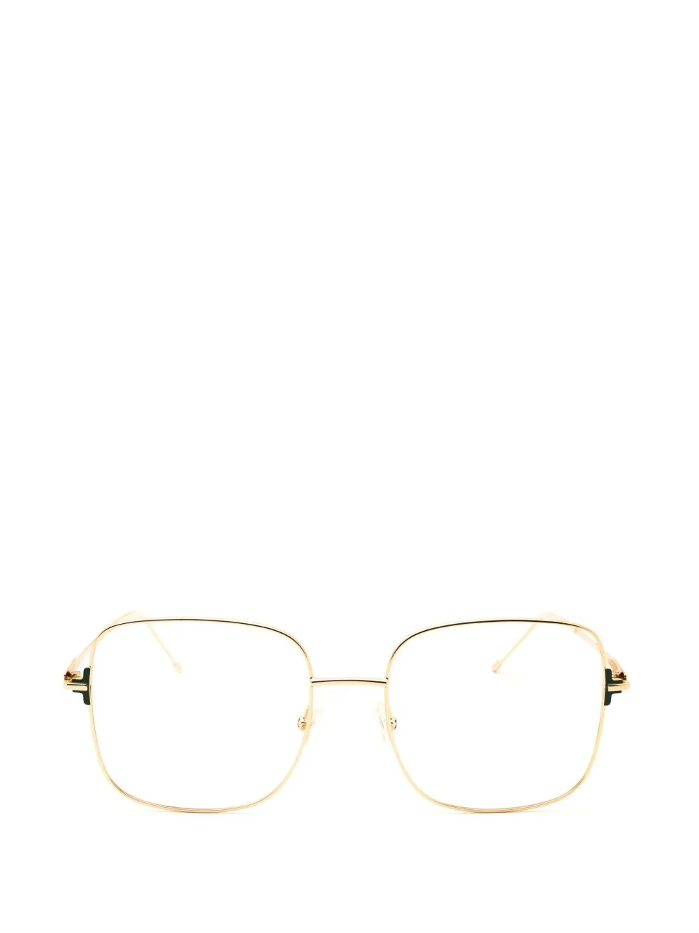 square-frame glasses - 1