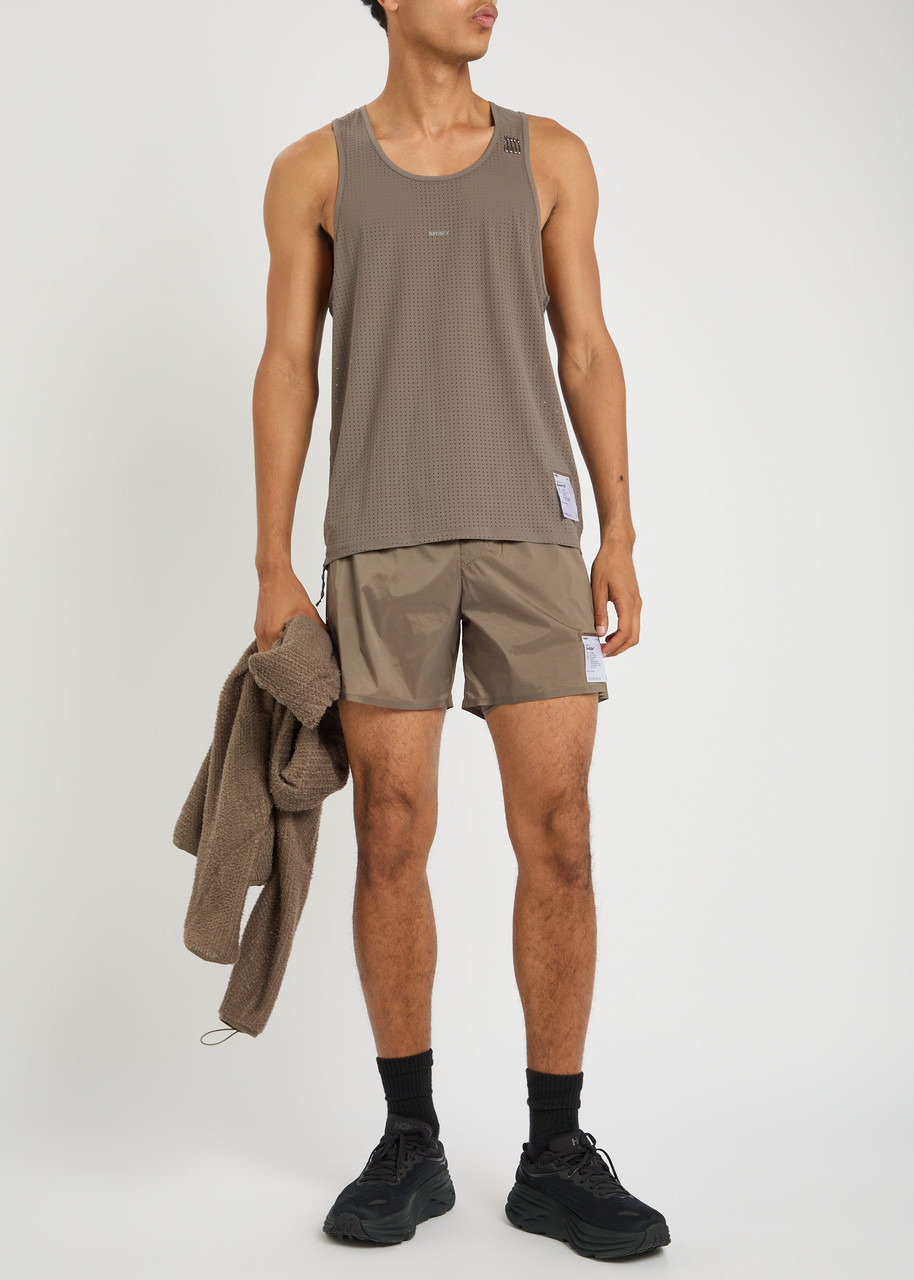 Satisfy Space-o Perforated Stretch-jersey Vest - 4