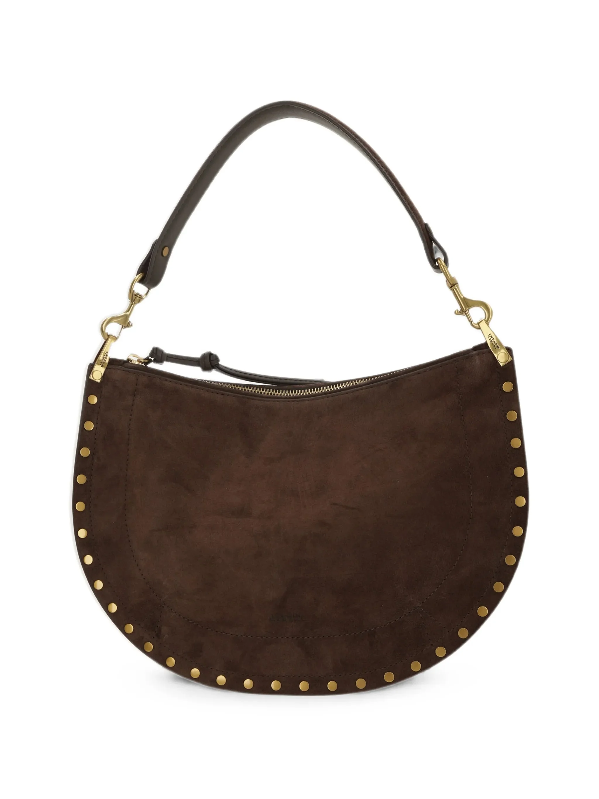 Isabel Marant Oskan Stud-embellished Suede Shoulder Bag - 1