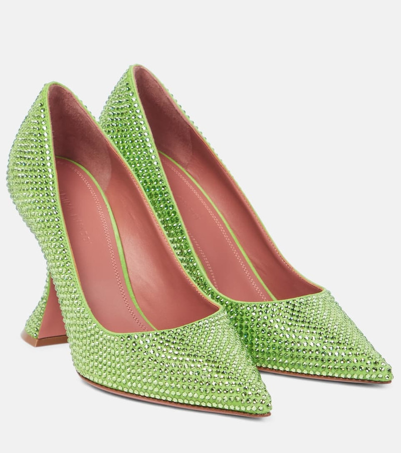 Ami embellished leather pumps - 1