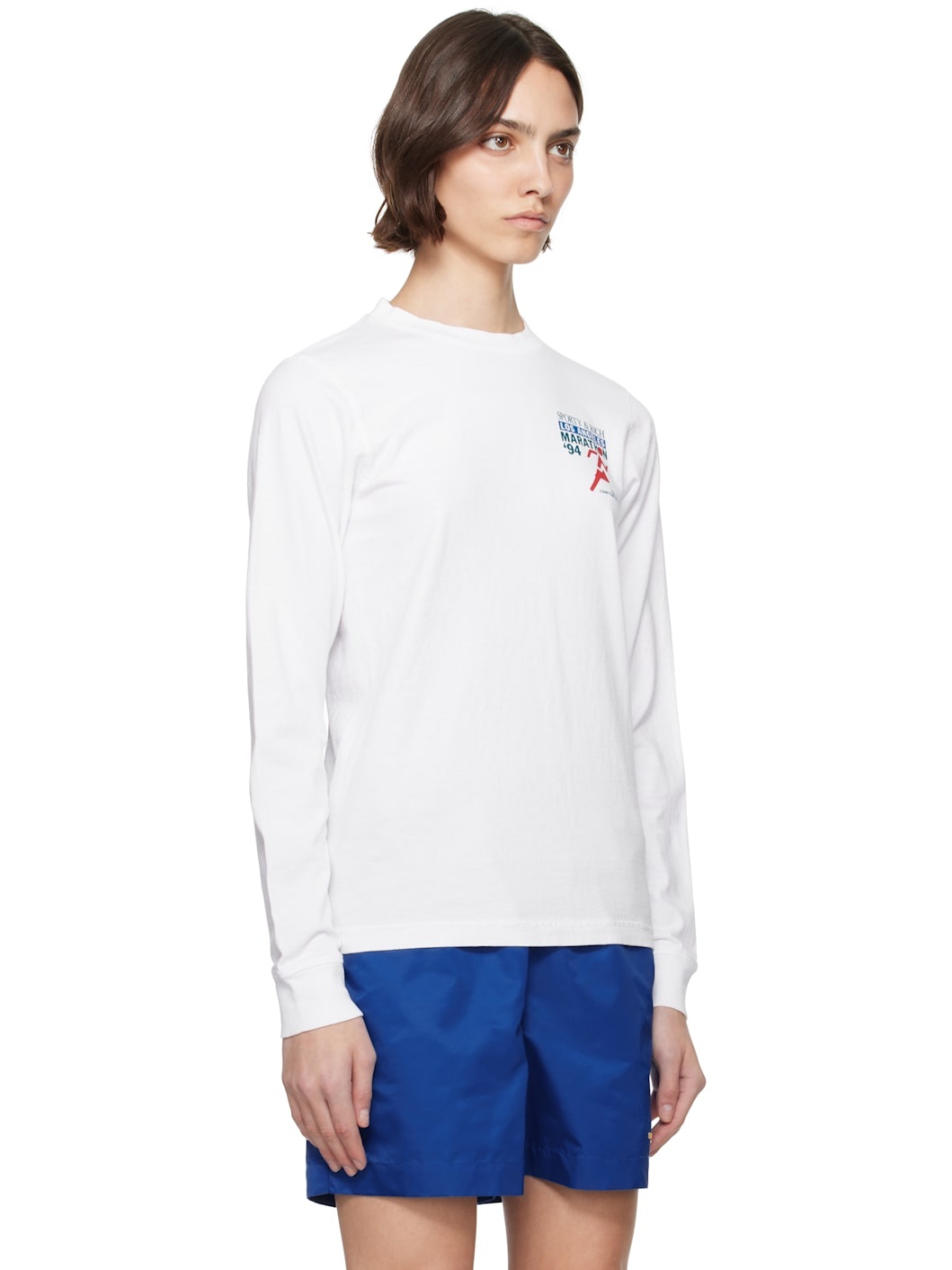 White 'LA Marathon' Longsleeve T-shirt - 2