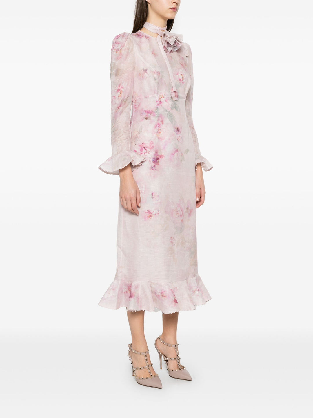 Crush Flower Midi Dress - 3