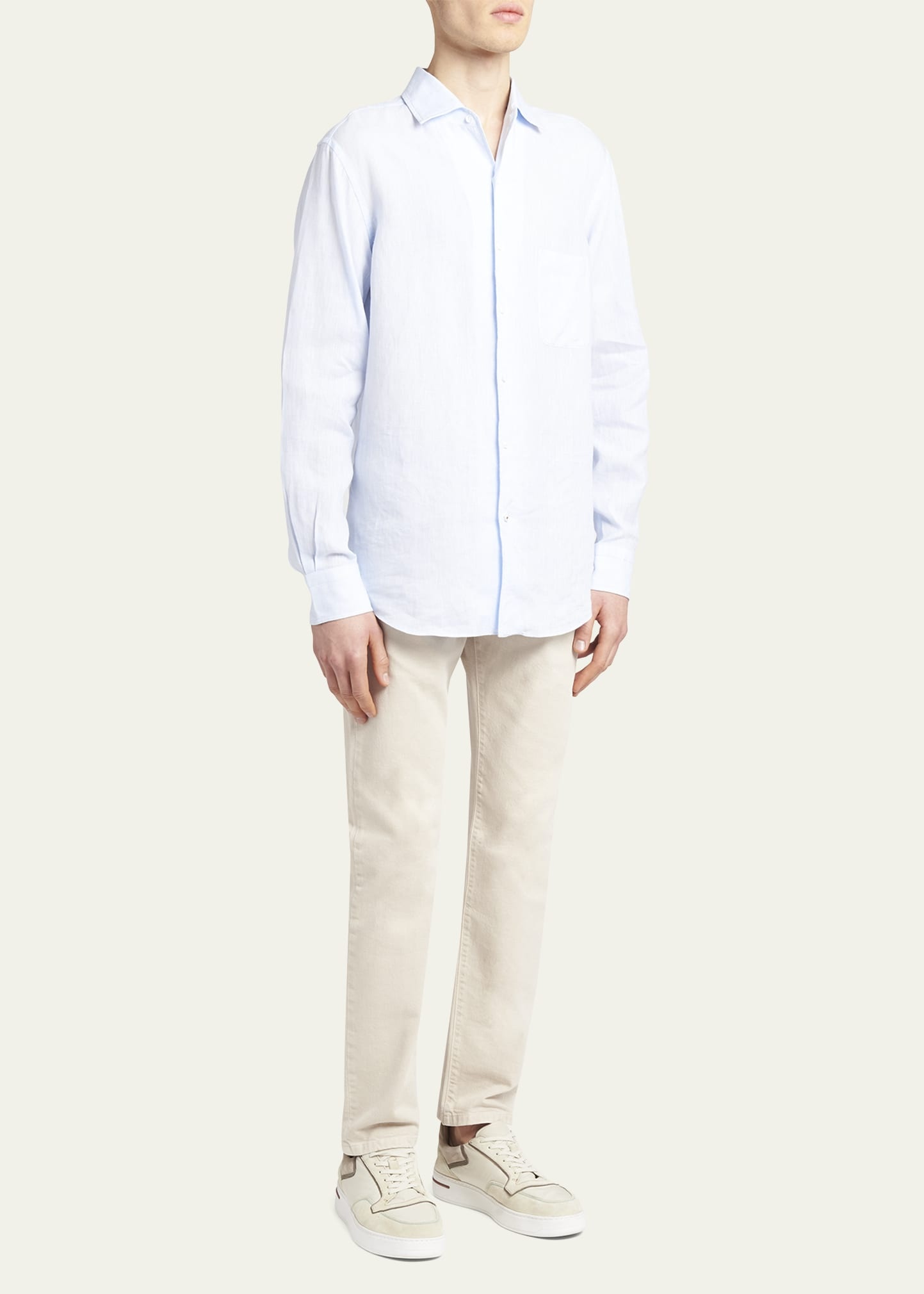 Men's Andrew Long-Sleeve Linen Shirt - 2