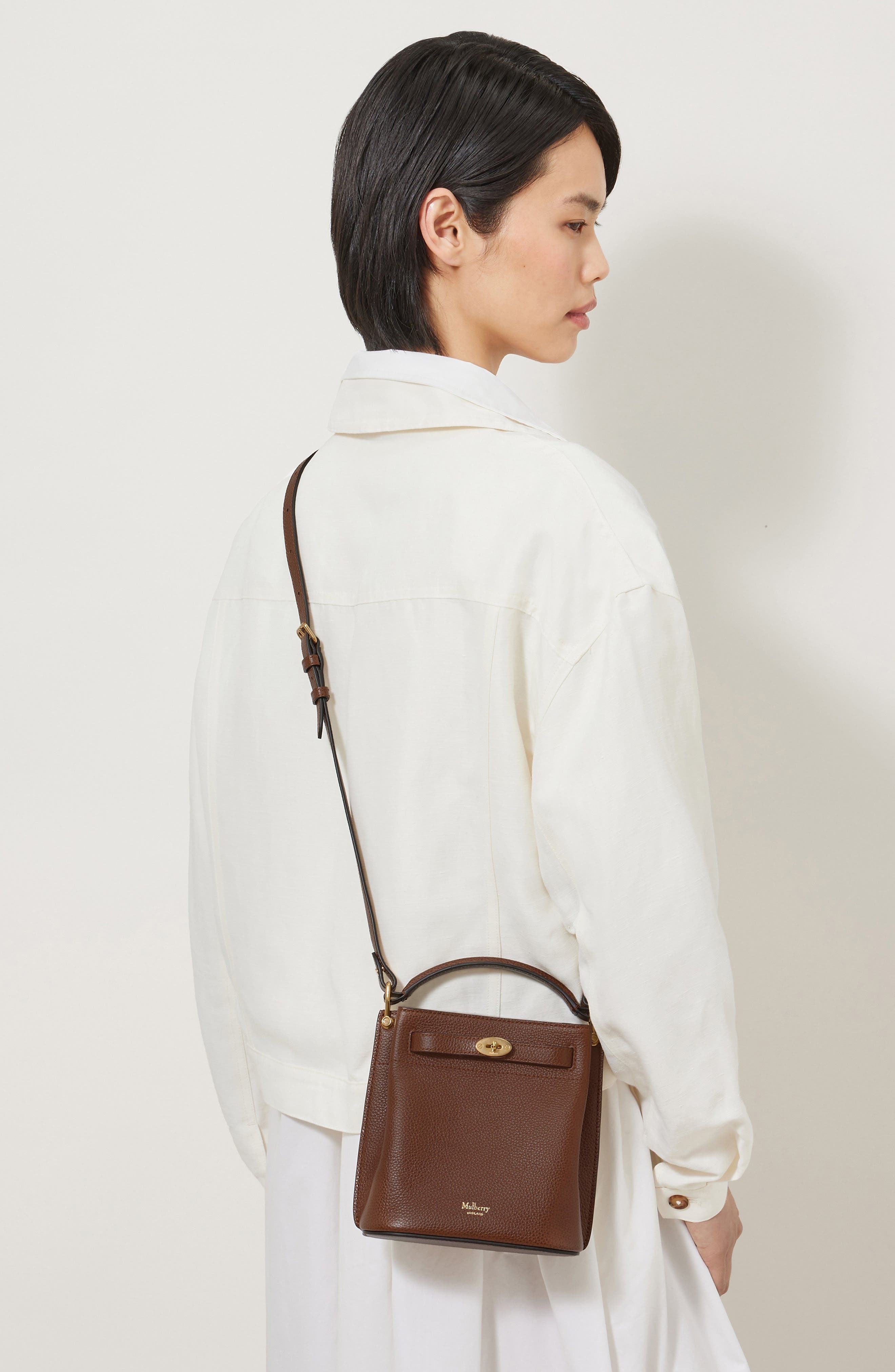 Mulberry Mini Islington Leather Bucket Bag in Oak at Nordstrom - 2