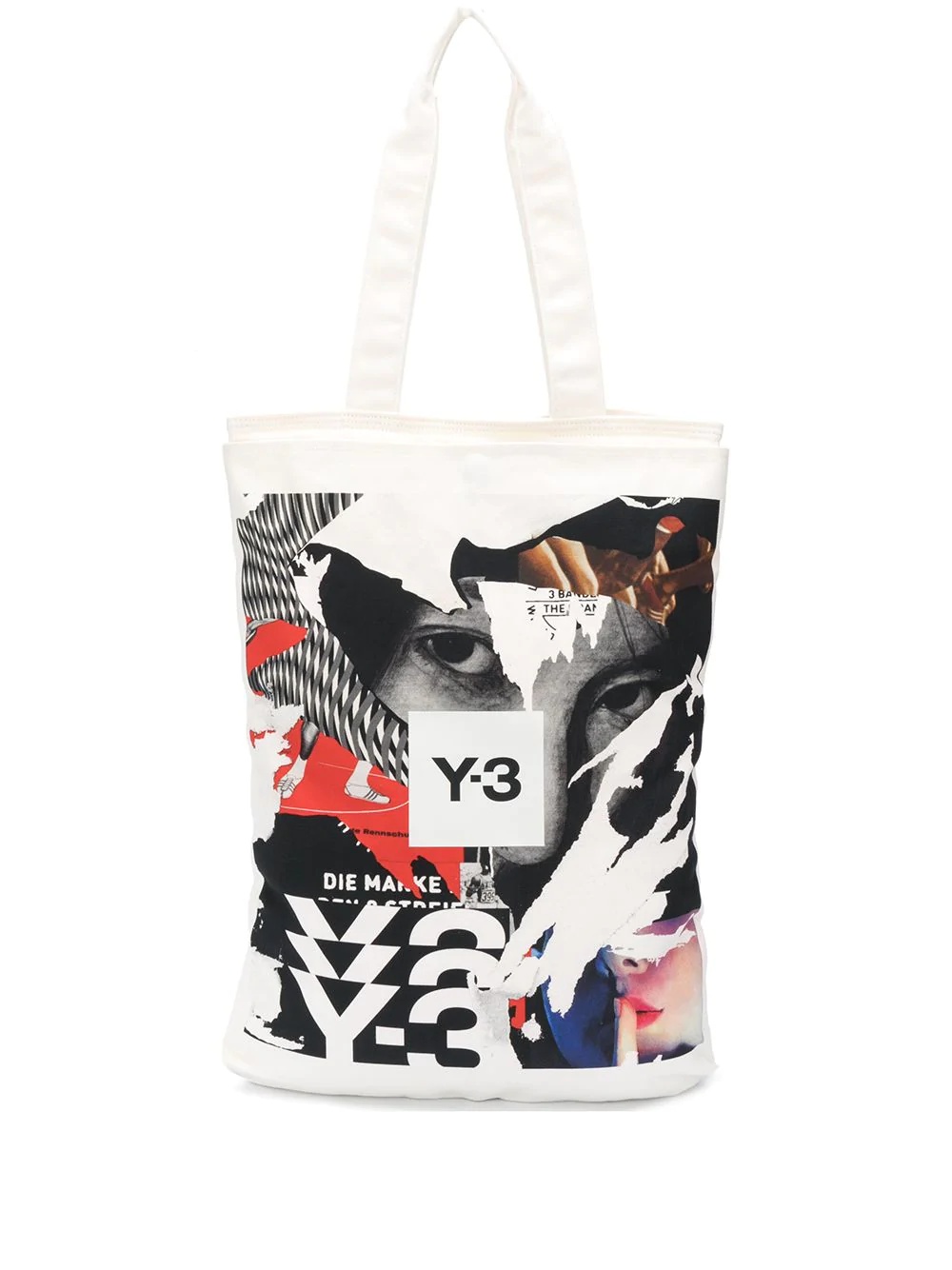 graphic print tote bag - 1