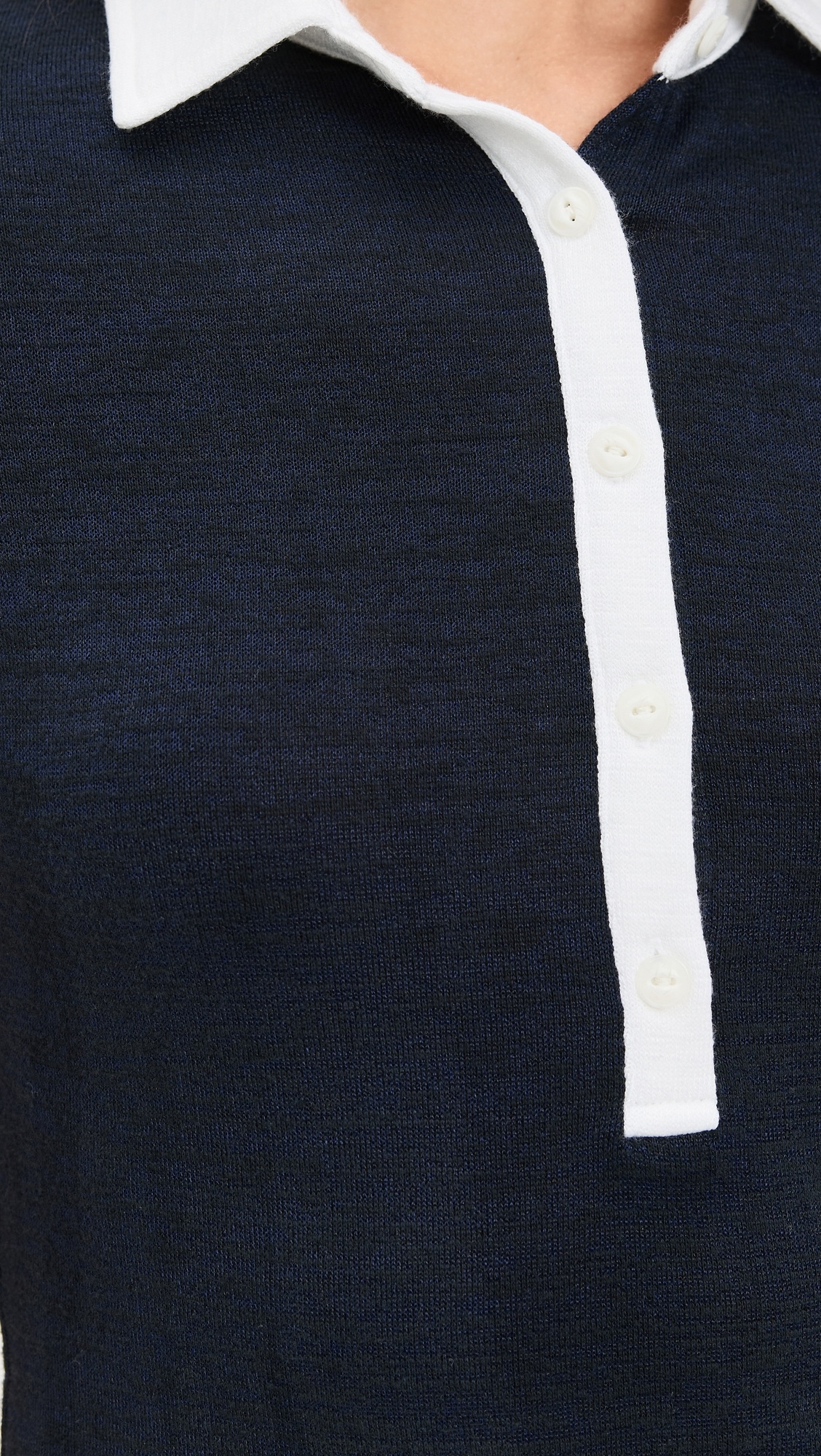 The Knit Button Short Sleeve Polo - 5