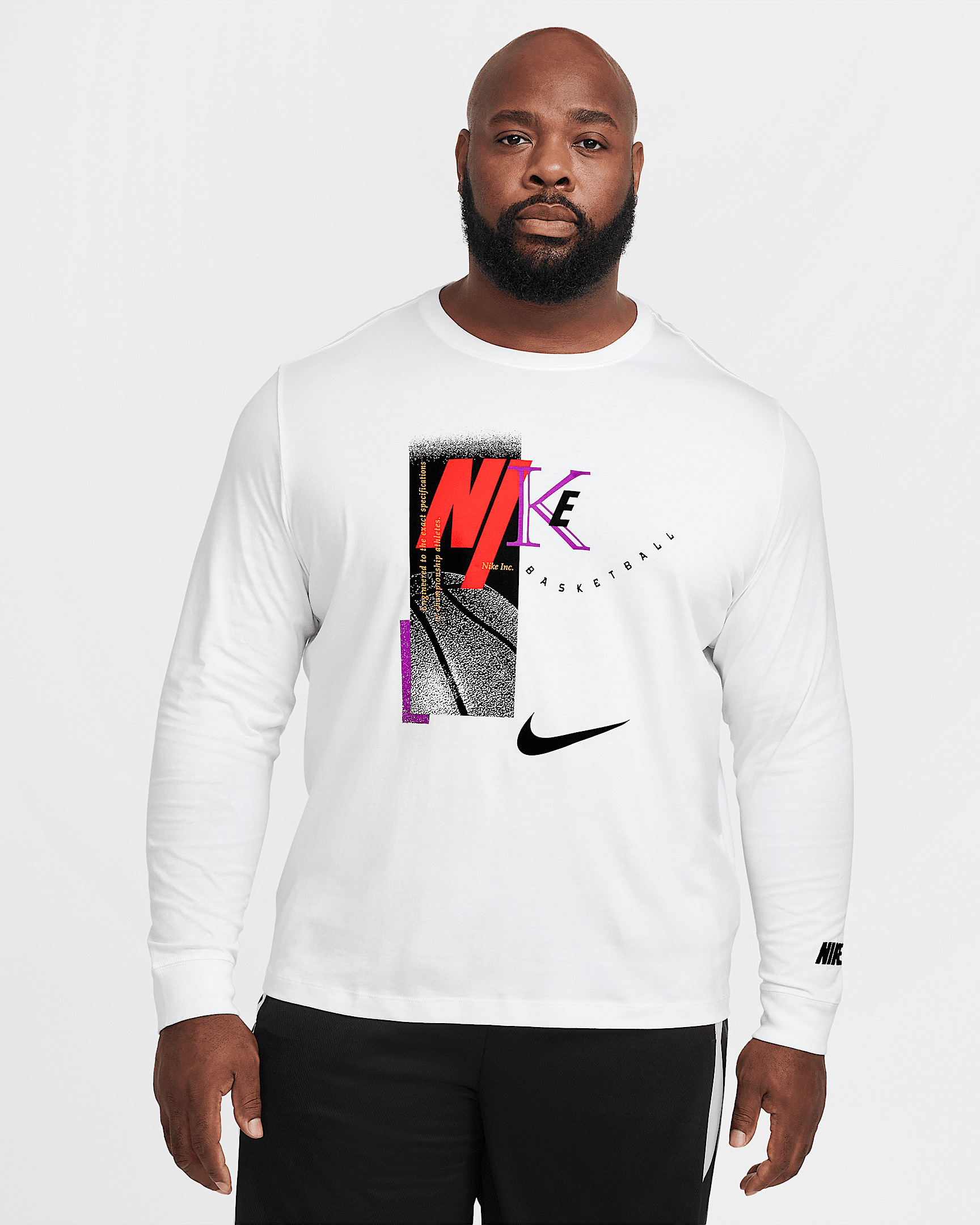 Nike Men's Long-Sleeve Basketball T-Shirt - 6