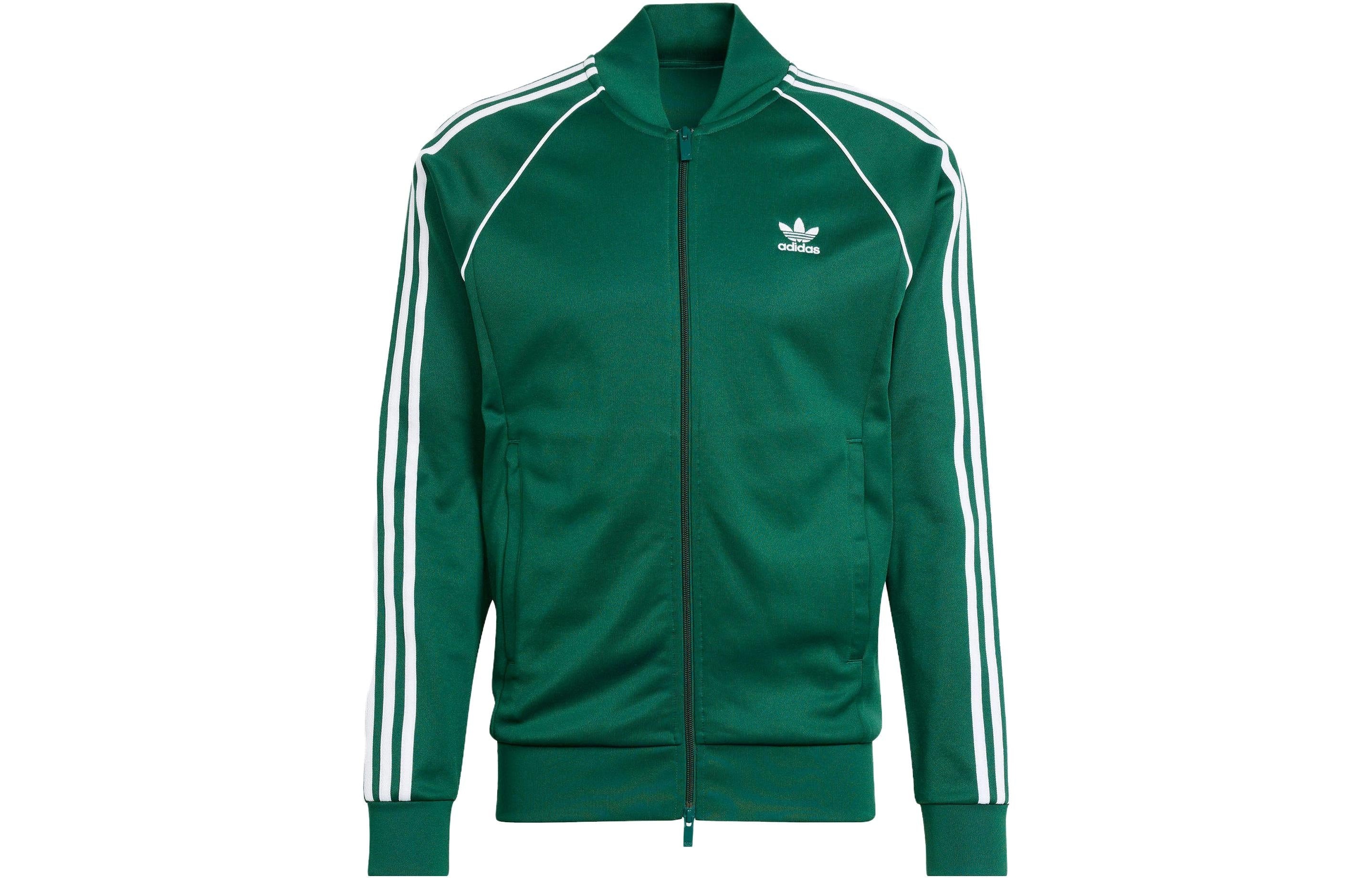 adidas Adicolor Classics SST Track Jacket Asia Sizing 'Green' IR9863 - 2