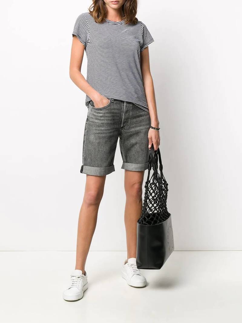 rag & bone boyfriend denim shorts outlook