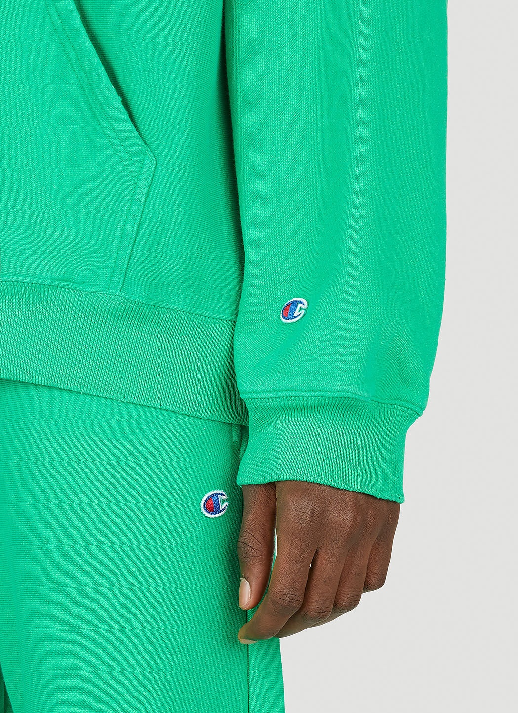 Logo Embroidered Hooded Sweatshirt - 5