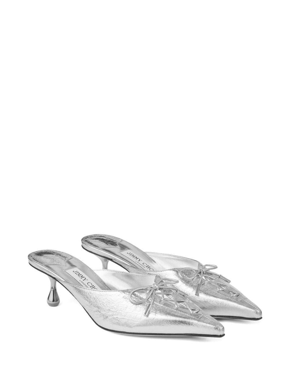 Jimmy Choo carlett 50 leather mules - 3