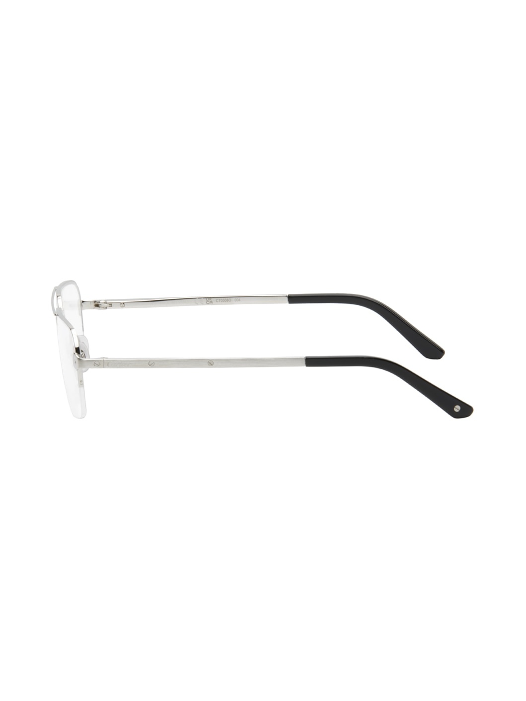 Silver Aviator Glasses - 3