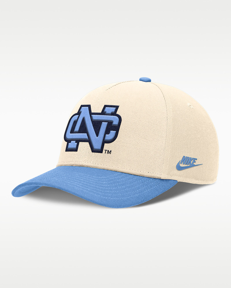 North Carolina Primetime Rise Academic Men's Nike Dri-FIT College Adjustable Hat 1